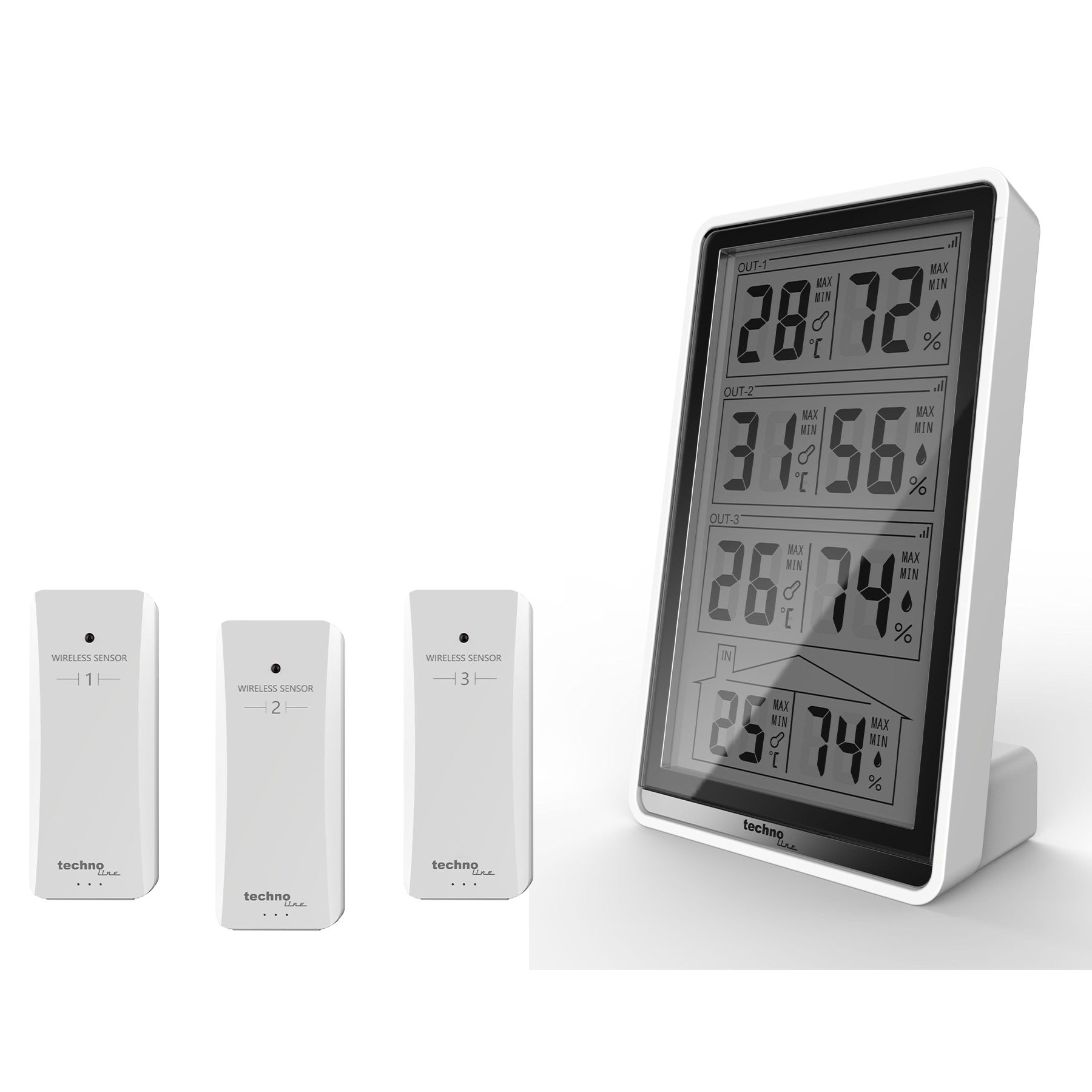 Термогігрометр Technoline WS7060 Black 54848