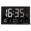 Настінний годинник Technoline WS8007 Black 54868