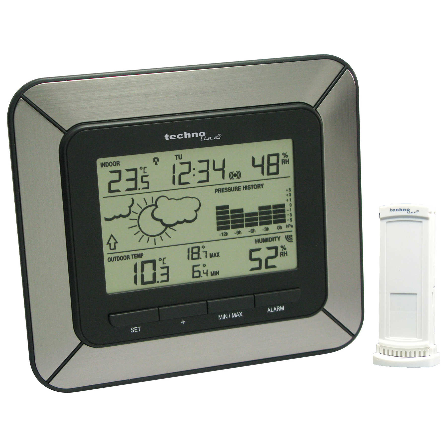 Метеостанція Technoline WS9273 IT Alu/Black 54842