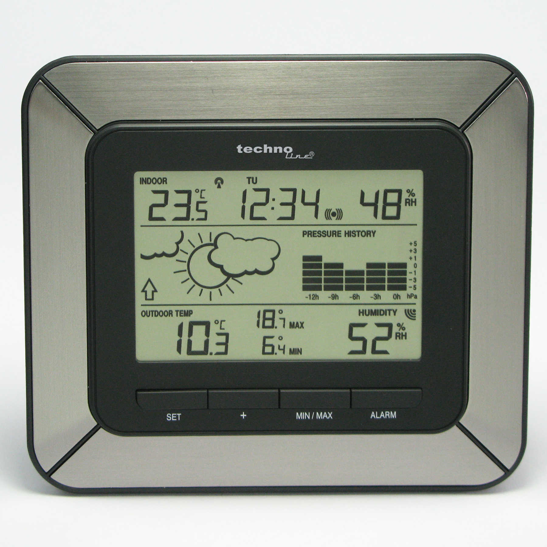 Метеостанція Technoline WS9273 IT Alu/Black 54843