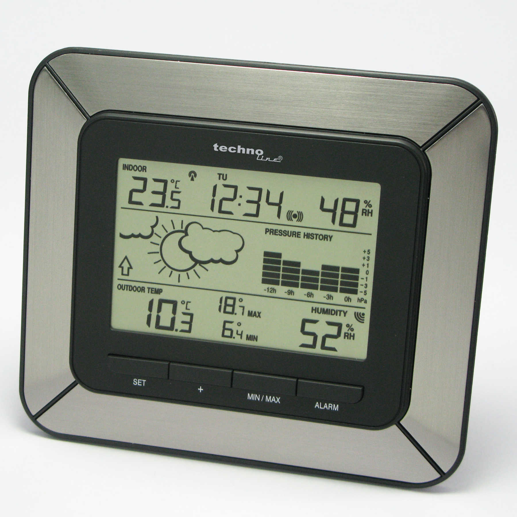 Метеостанція Technoline WS9273 IT Alu/Black 54844