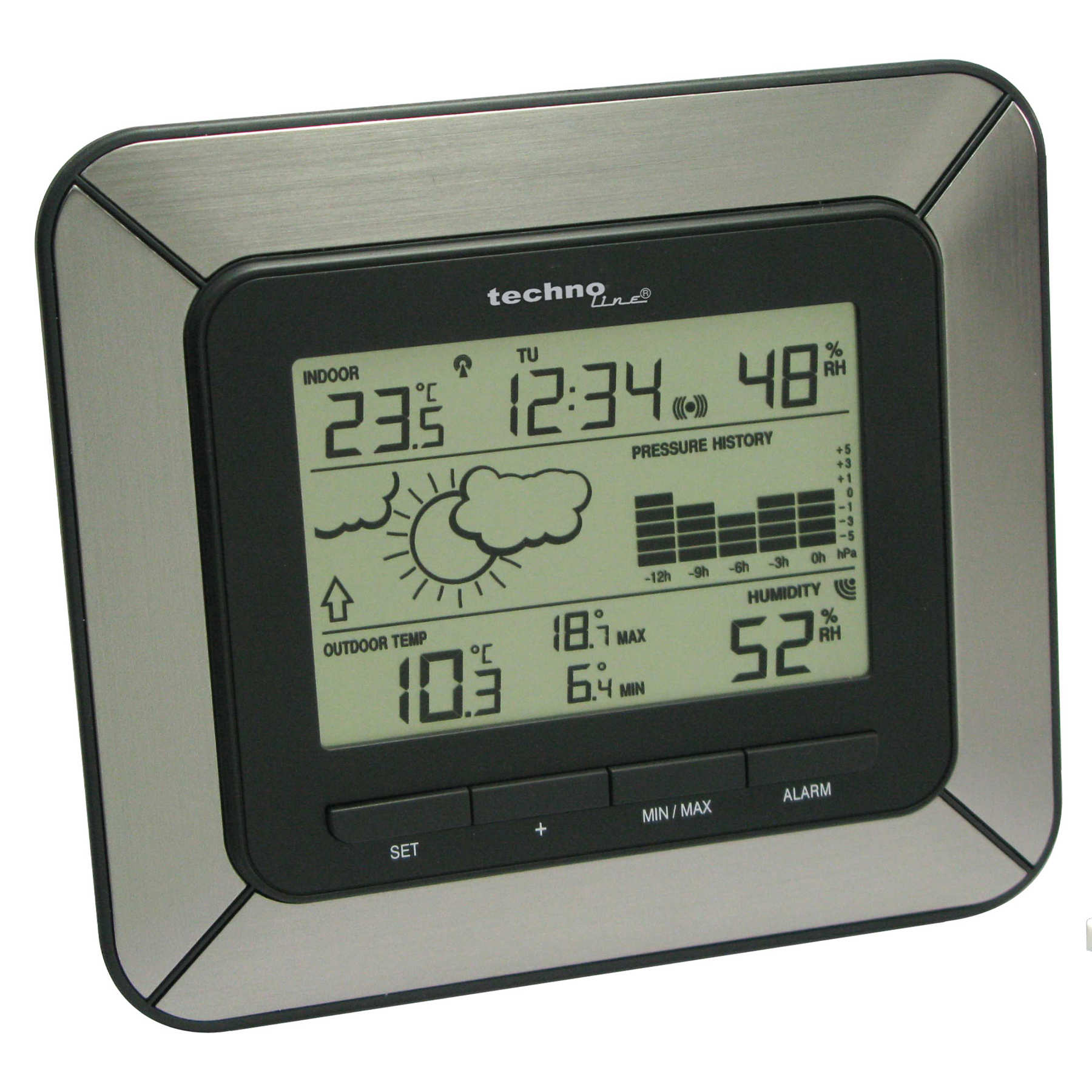 Метеостанція Technoline WS9273 IT Alu/Black 54845