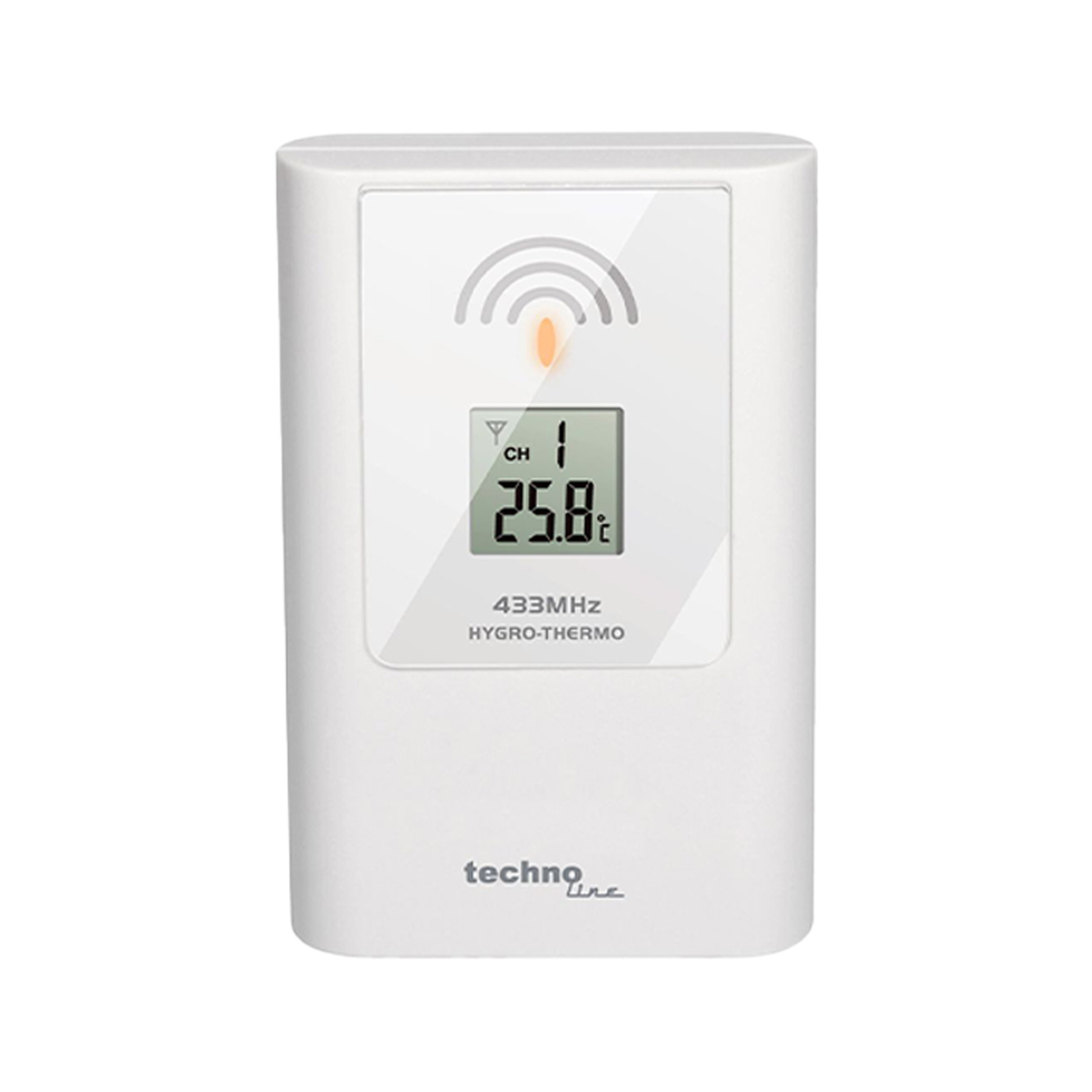 Настінний годинник Technoline WS8011 Black 54875