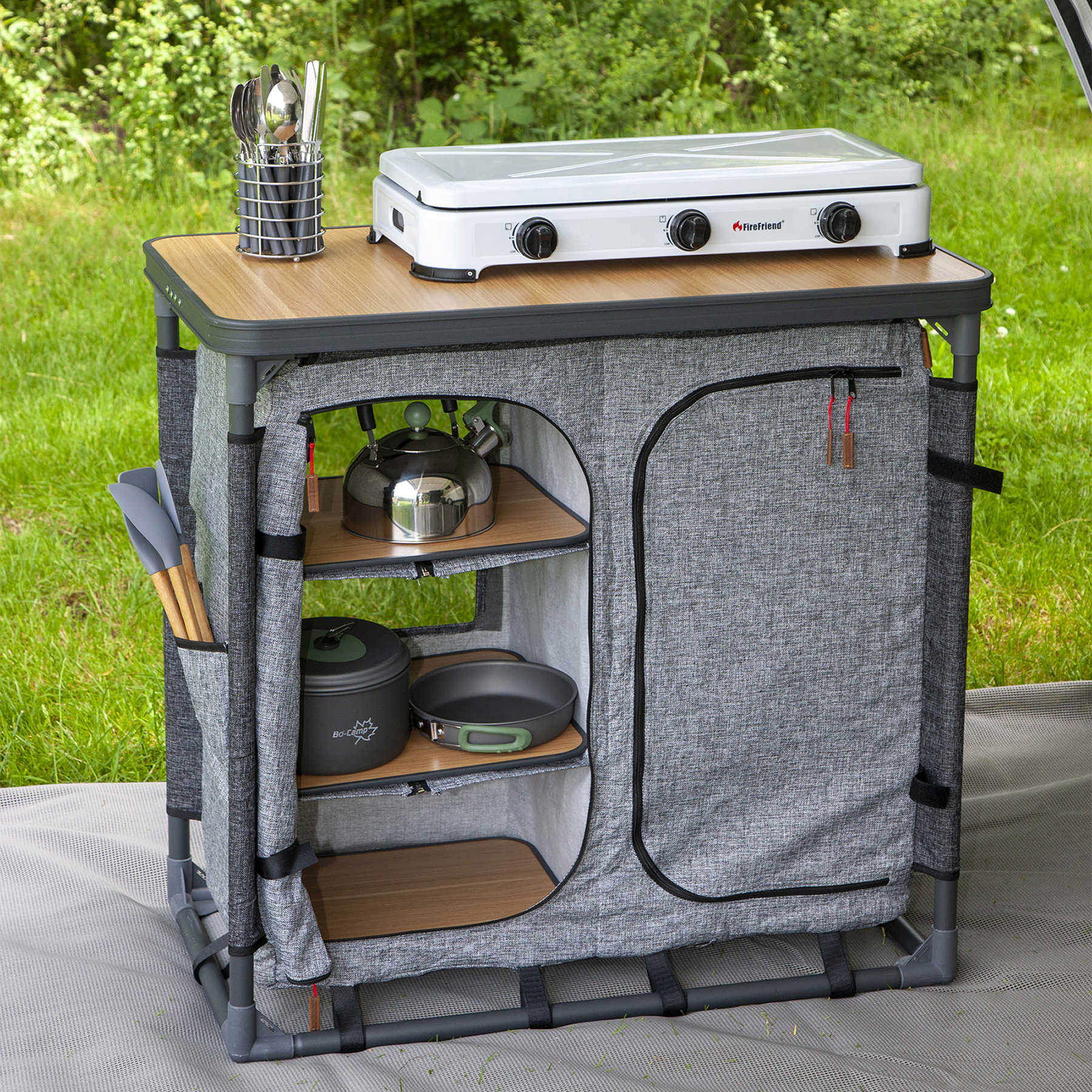 Кухня кемпінгова Bo-Camp Hampton Anthracite (1593655) DAS301456 54553
