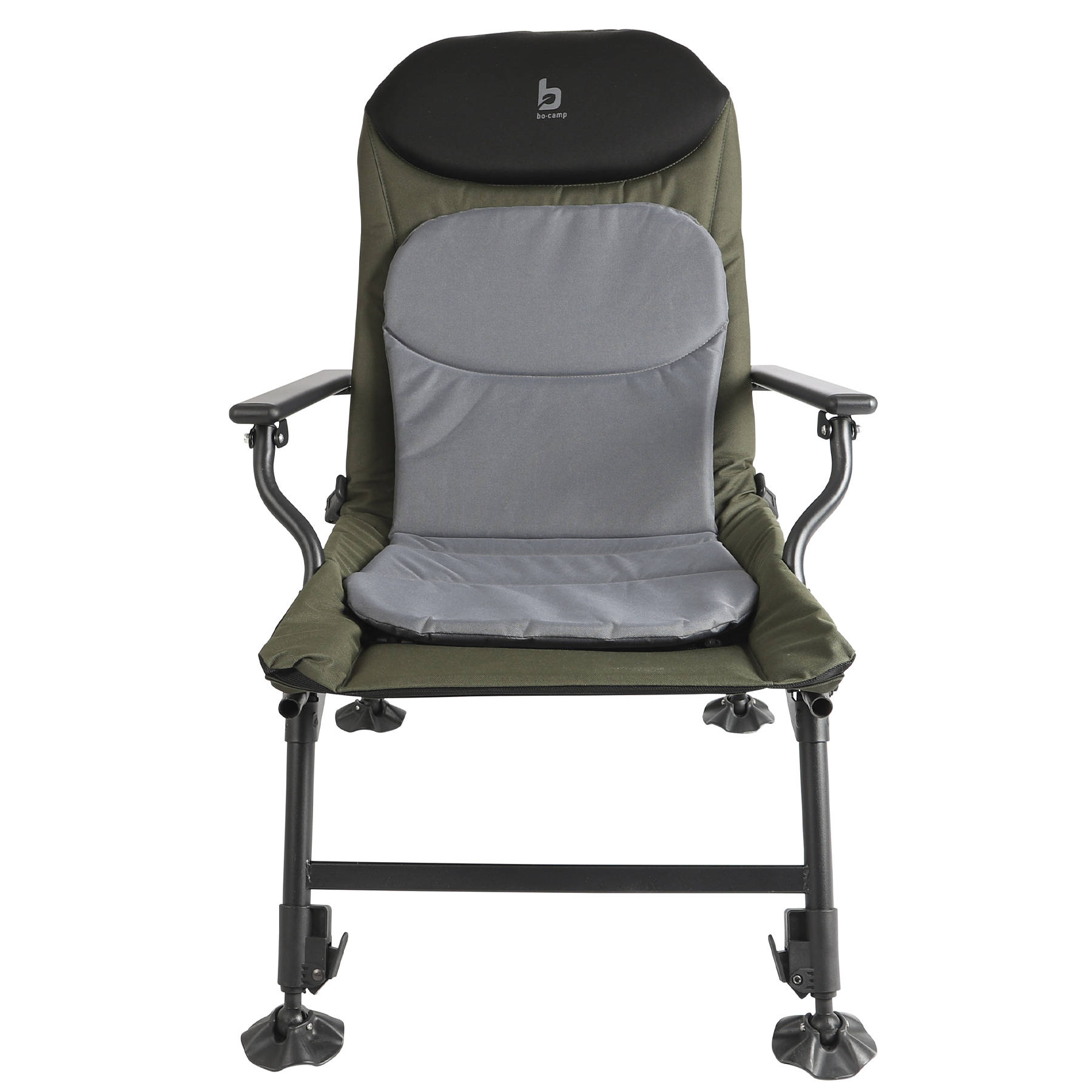 Крісло розкладне Bo-Camp Carp Black/Grey/Green (1204100) DAS301460 54527