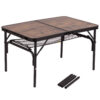 Розкладний стіл Bo-Camp Decatur 90×60 cm Black/Wood look (1404200) DAS301467 54621