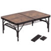 Розкладний стіл Bo-Camp Decatur 90×60 cm Black/Wood look (1404200) DAS301467 41353