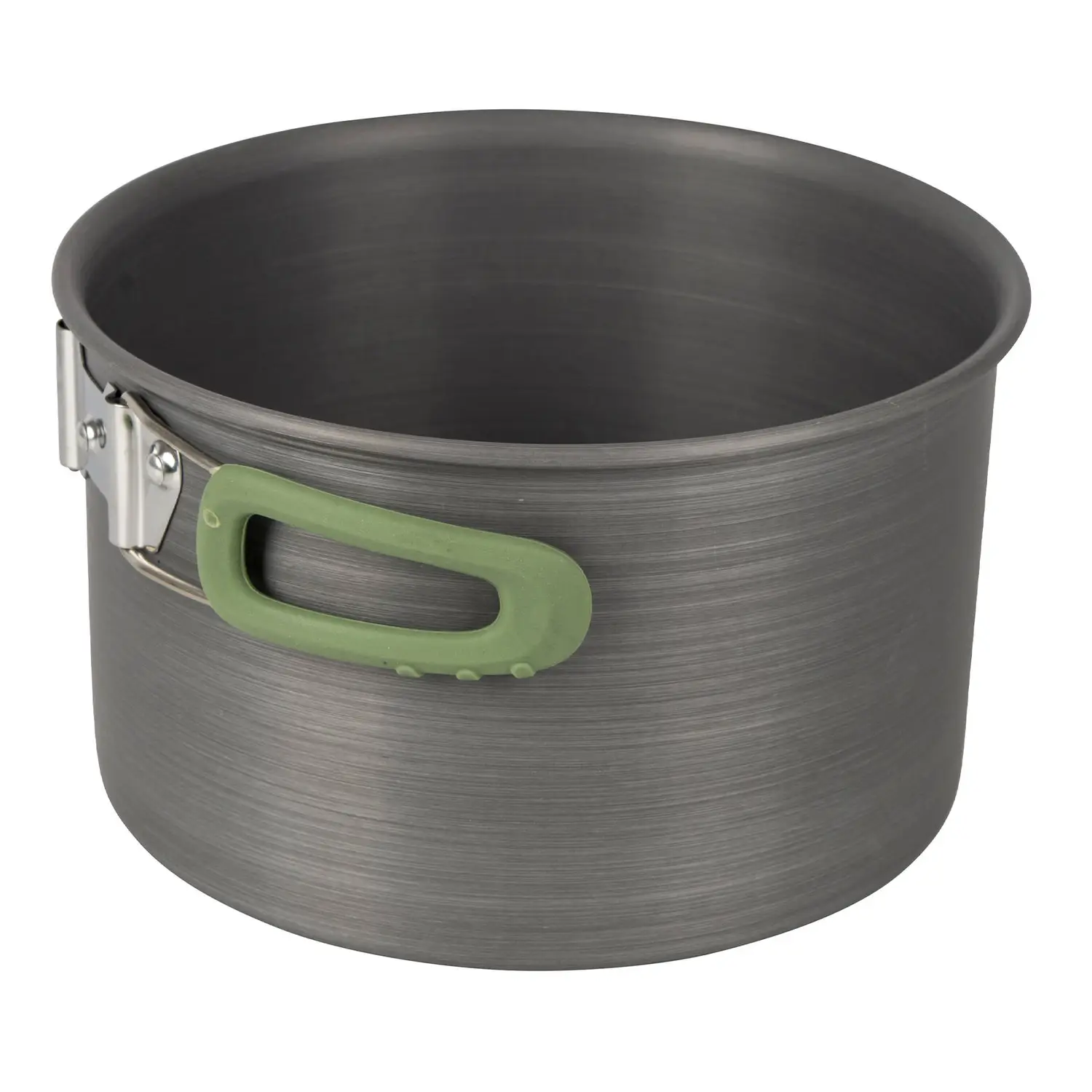 Набір столового посуду Bo-Camp Explorer 4 штуки з жорстким анодованим покриттям сірого/зеленого кольору (2200244) 63675