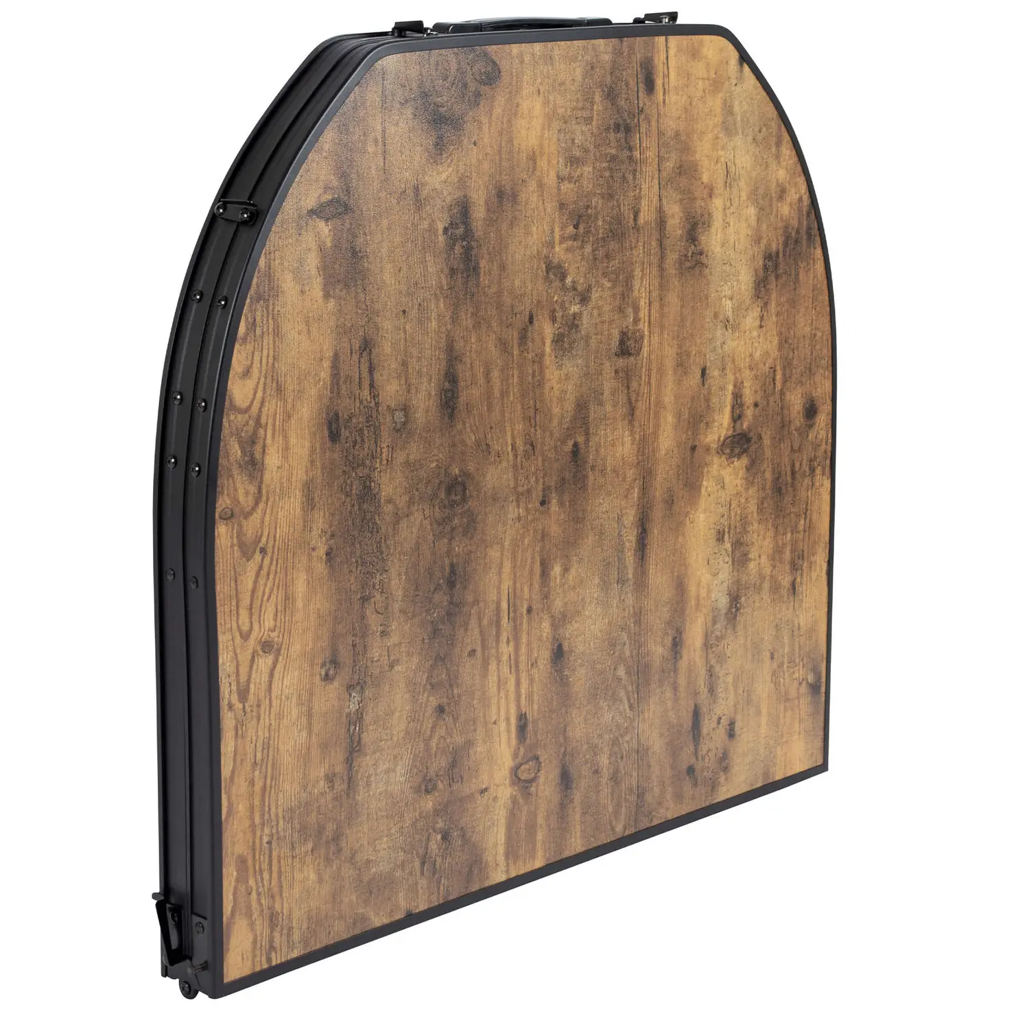 Стіл розкладний Bo-Camp Woodbine Oval 150×80 cm Black/Wood look (1404230) 63529