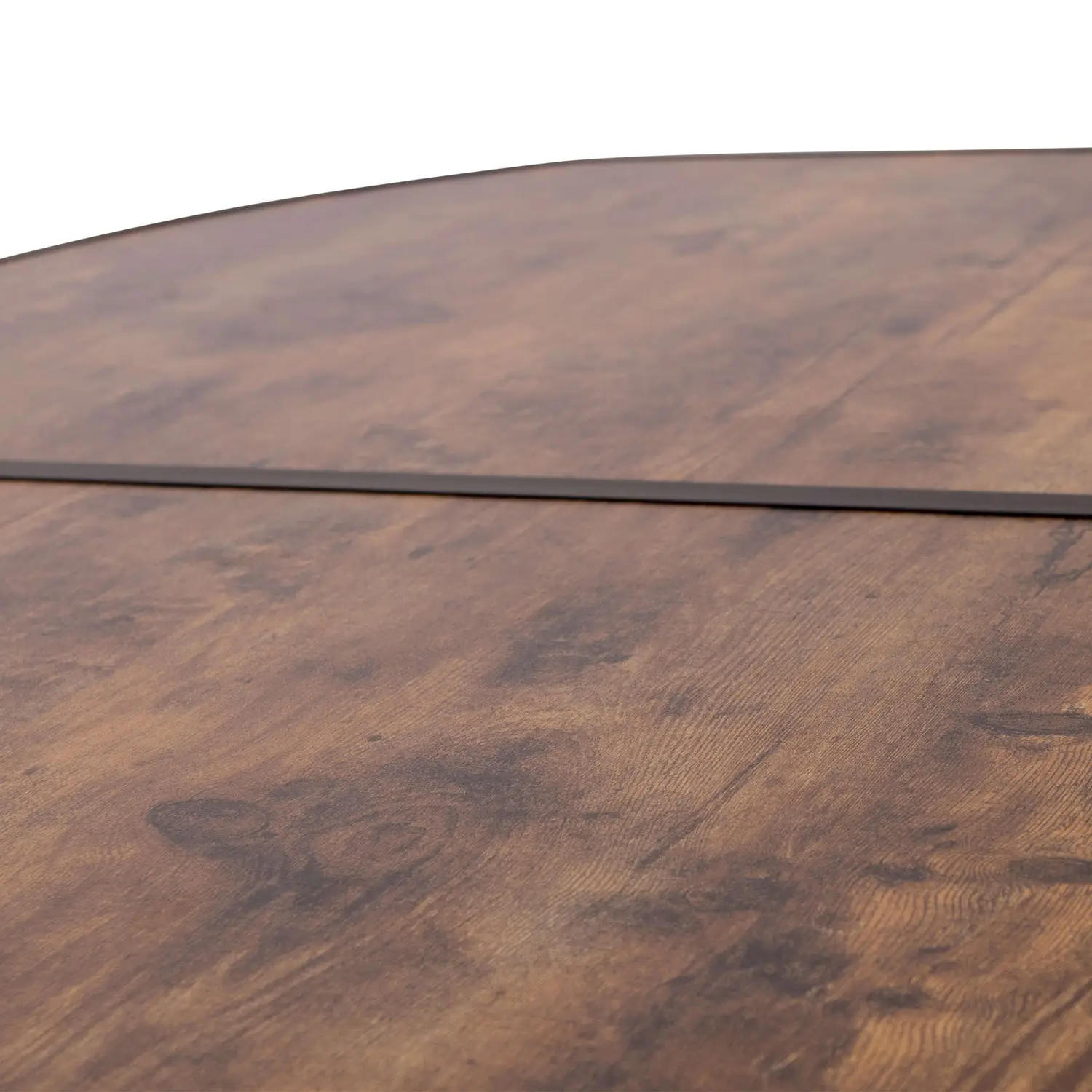 Стіл розкладний Bo-Camp Woodbine Oval 150×80 cm Black/Wood look (1404230) 63532