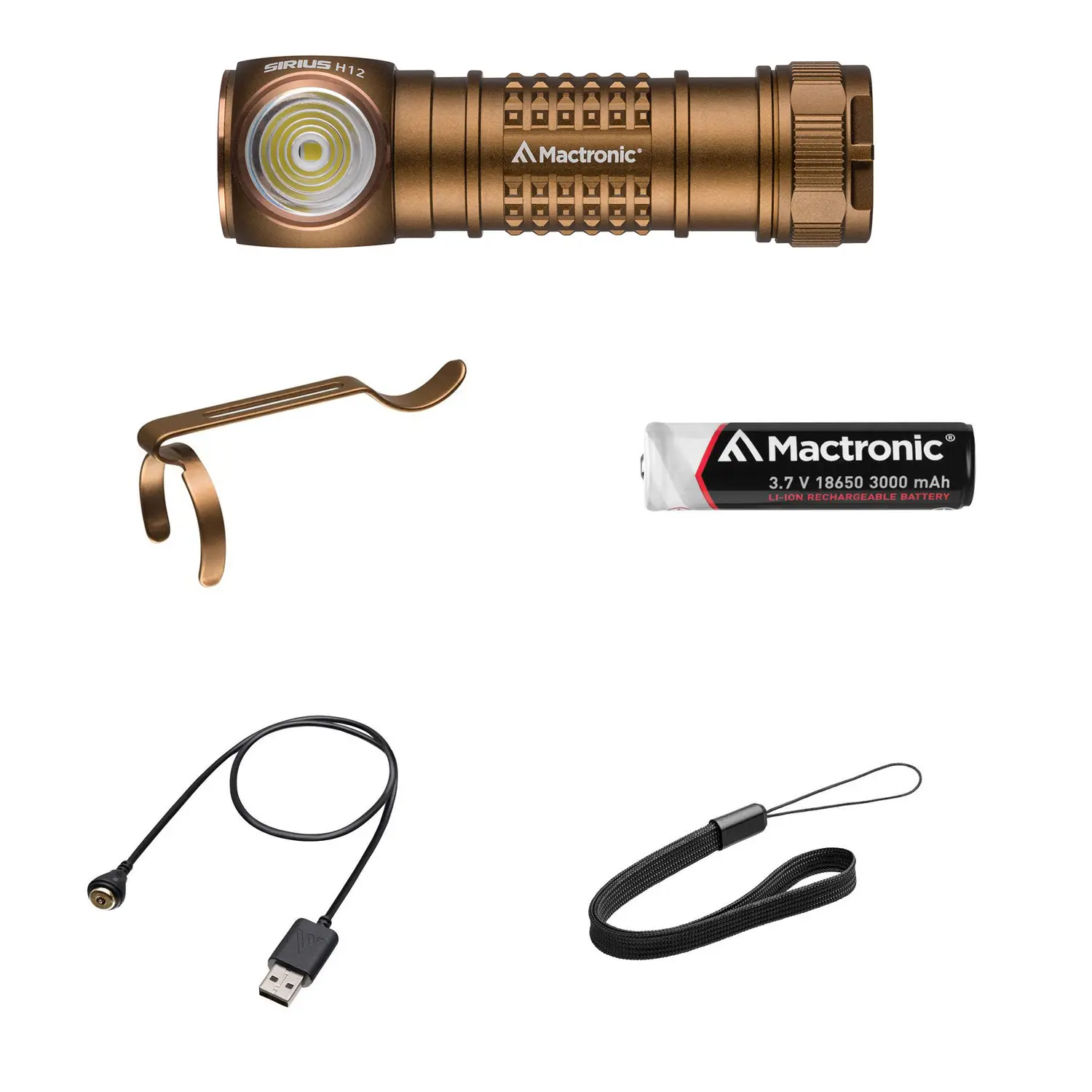 Ліхтар налобний Mactronic Sirius H12 (1200 Lm) USB Rechargeable (AHL0172) 67615