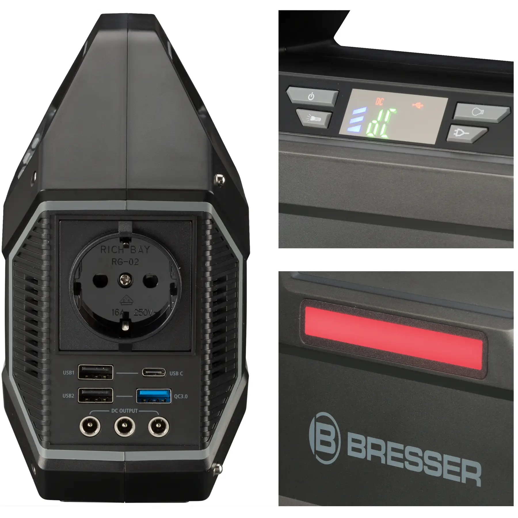 Портативна зарядна станція Bresser Portable Power Supply 100 Watt (3810000) 84775