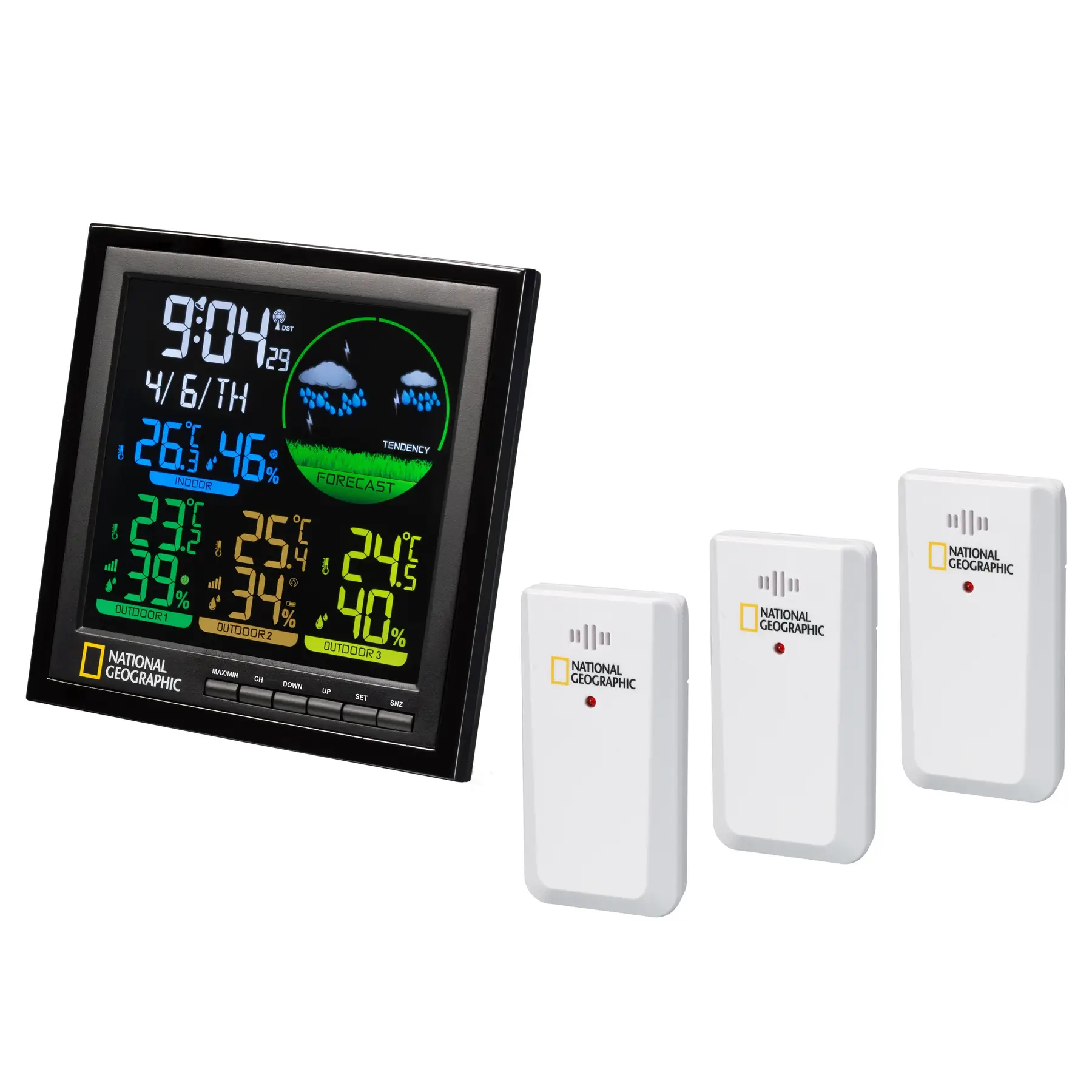 Метеостанція National Geographic VA Colour LCD 3 Sensors  (9070700) 77550