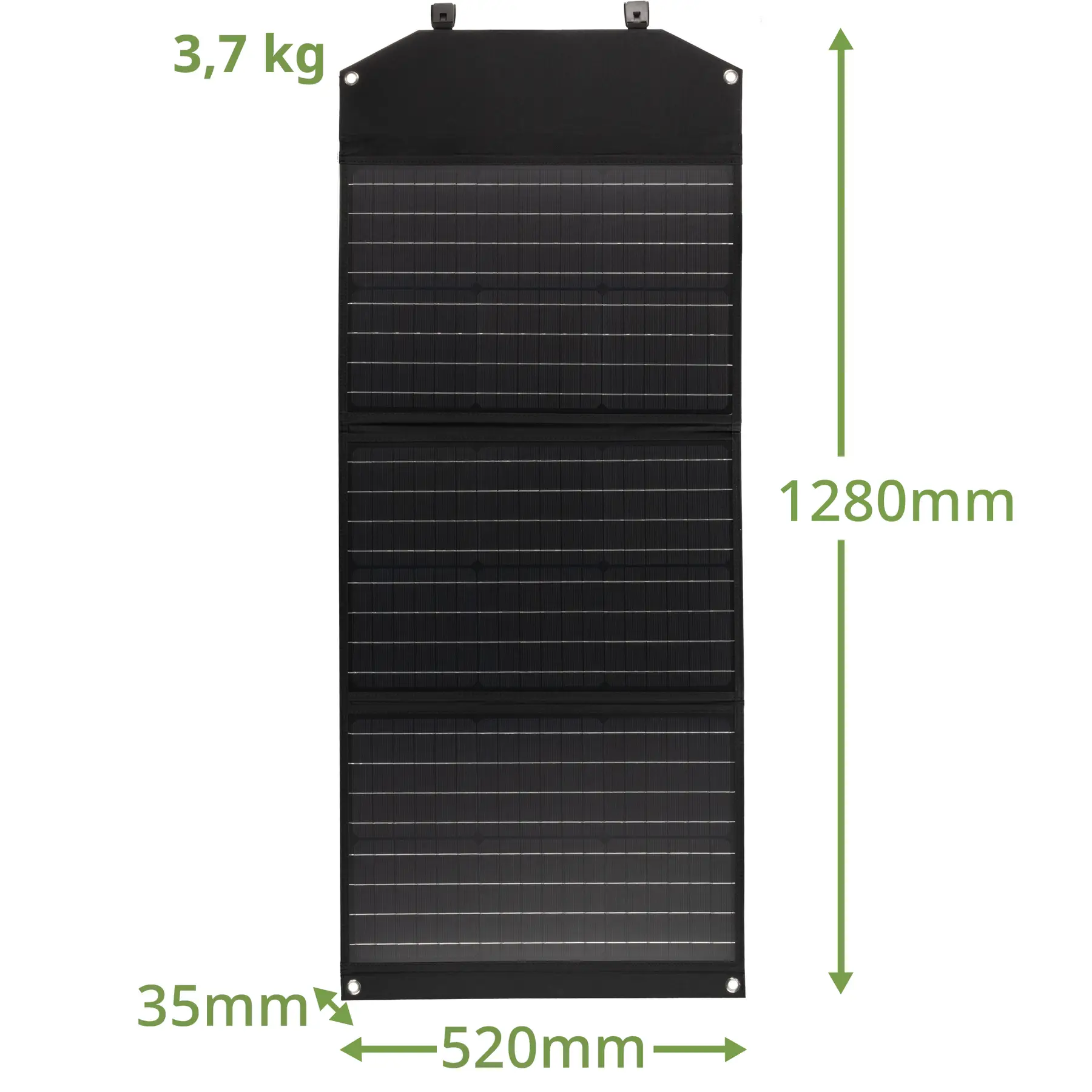 Портативний зарядний пристрій сонячна панель Bresser Mobile Solar Charger 90 Watt USB DC (3810060) 84738