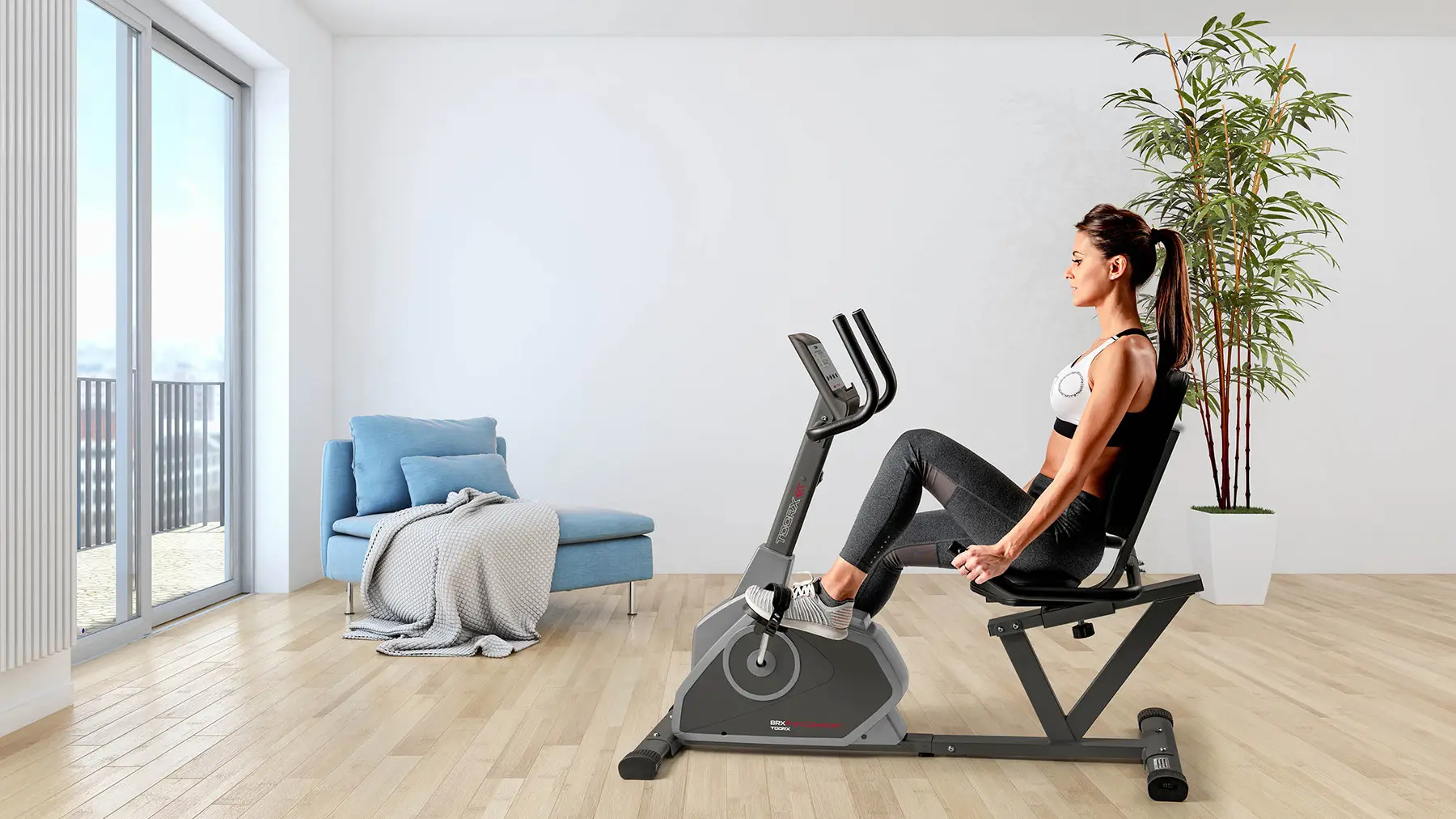 Горизонтальний велотренажер Toorx Recumbent Bike BRXR 65 Comfort (BRX-R65-COMFORT) 83472