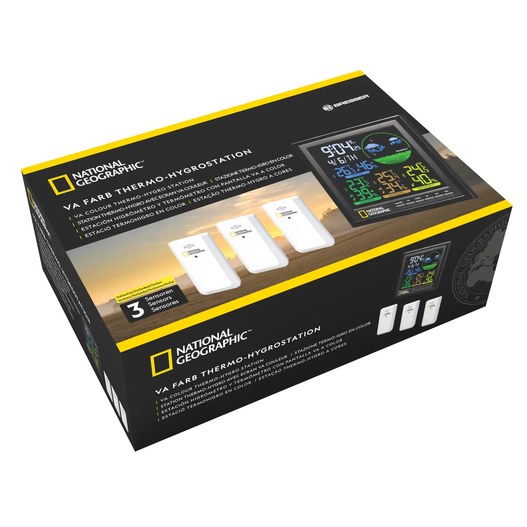 Метеостанція National Geographic VA Colour LCD 3 Sensors  (9070700) 77554