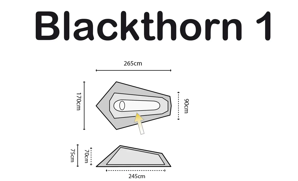 Намет Highlander Blackthorn 1 HMTC (TEN131-HC) 84347