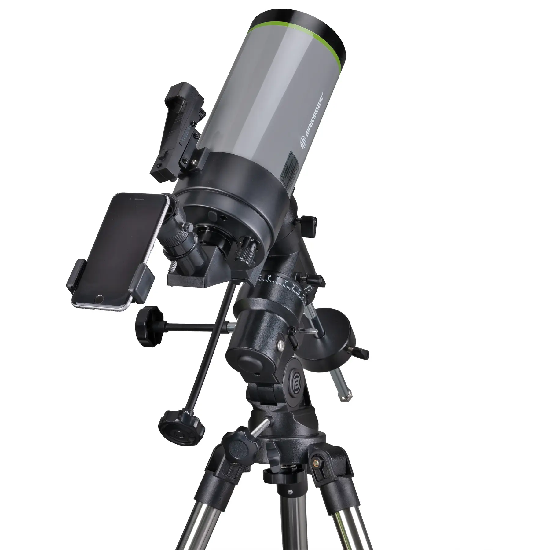 Телескоп Bresser FirstLight MAC 100/1400 EQ3 з адаптером для смартфона (9621802) 82989