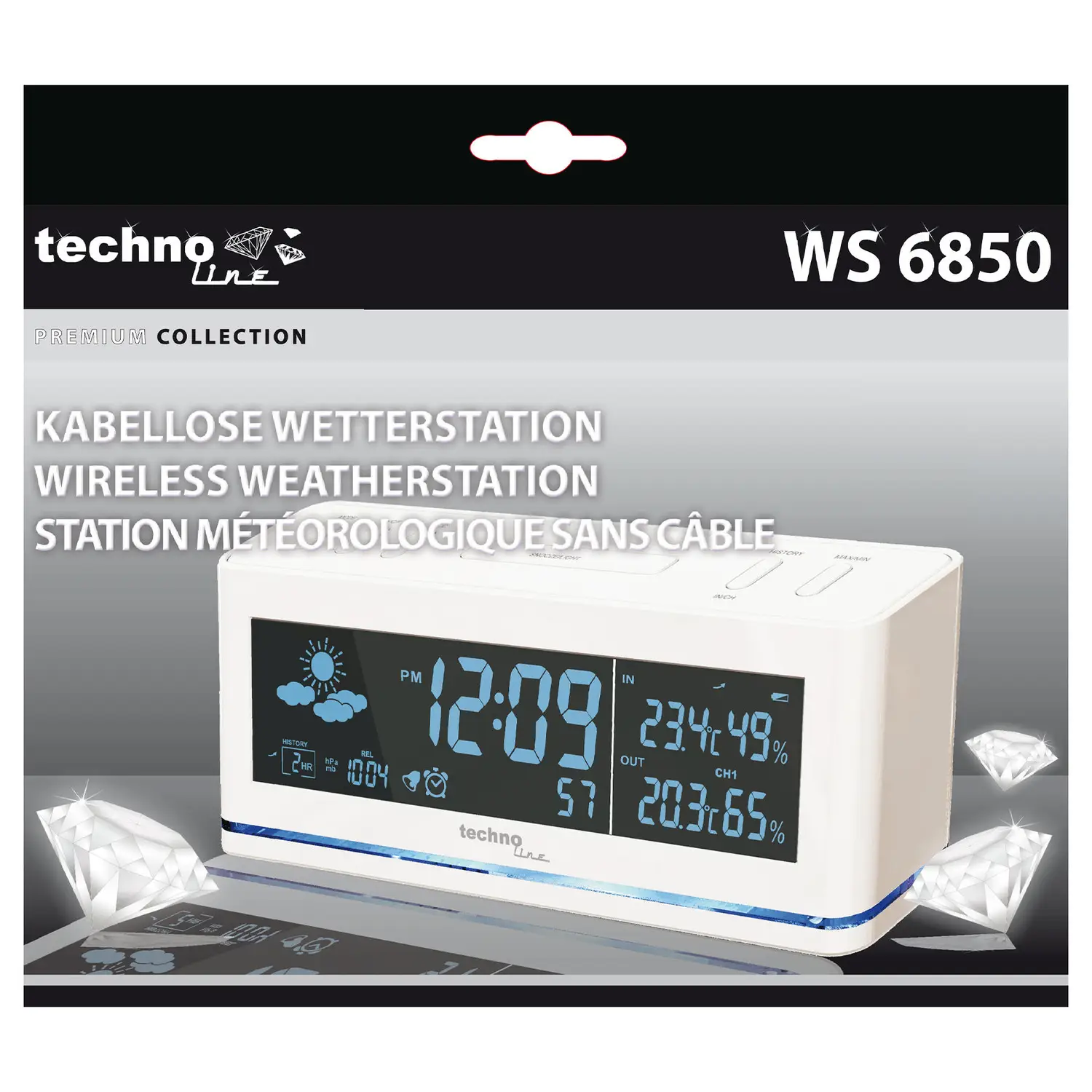 Метеостанція Technoline WS6850 White (WS6850) 90600