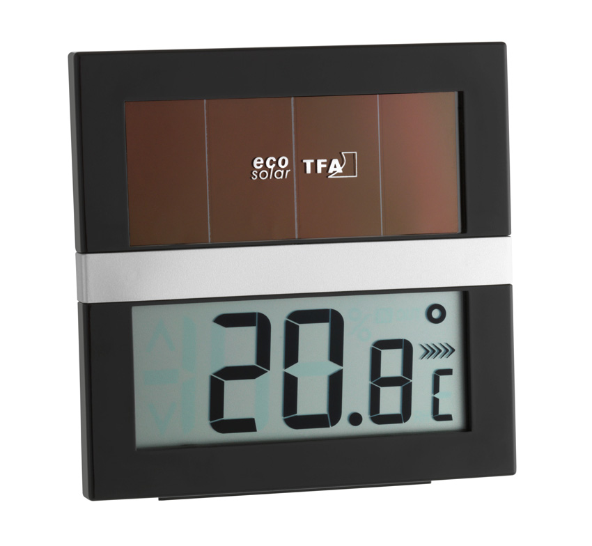 Термогігрометр цифровий TFA «ECO Solar» 305017