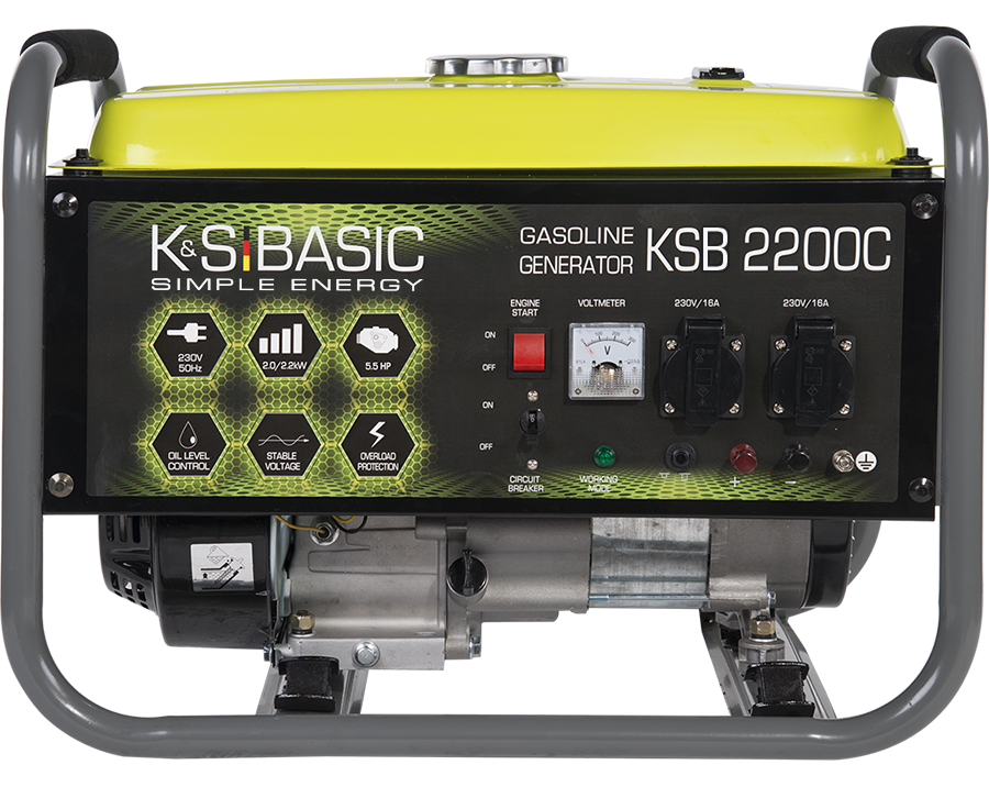 Бензиновий генератор K&S BASIC KSB 2200C