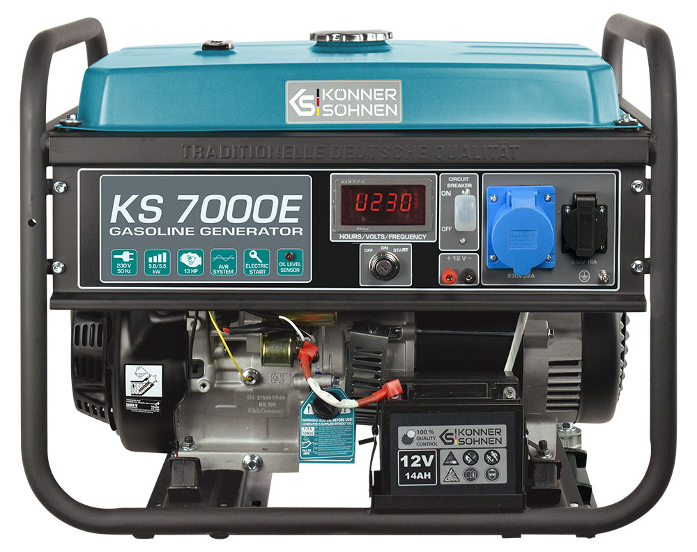 Бензиновий генератор Könner&Söhnen KS 7000E