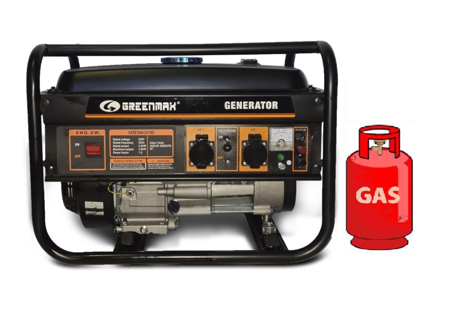 Газобензиновий генератор GREENMAX MB3900B DD0004217