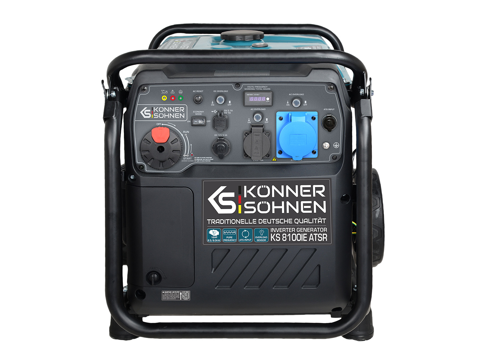 Бензиновий інверторний генератор Könner&Söhnen KS 8100iE ATSR 91920
