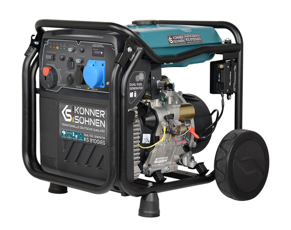 Газобензиновий інверторний генератор Könner&Söhnen KS 8100iE G