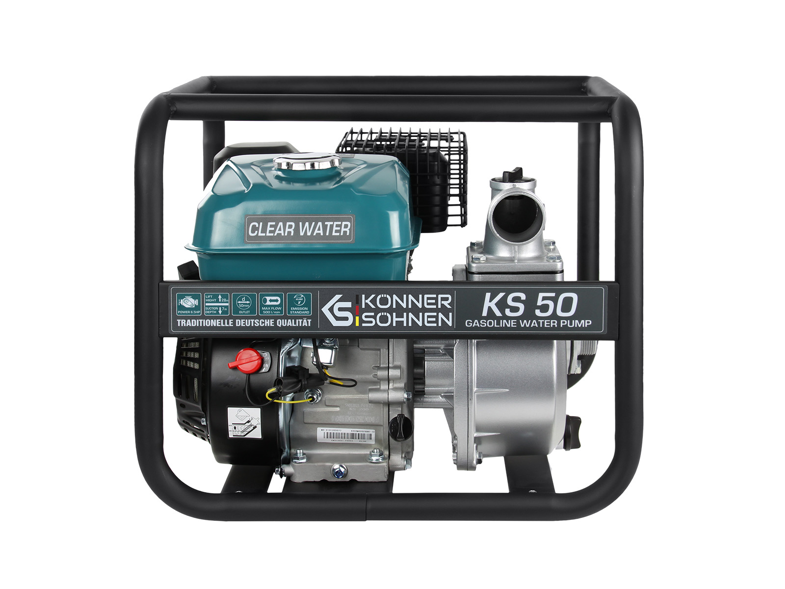 Мотопомпа для чистої води Könner&Söhnen KS 50
