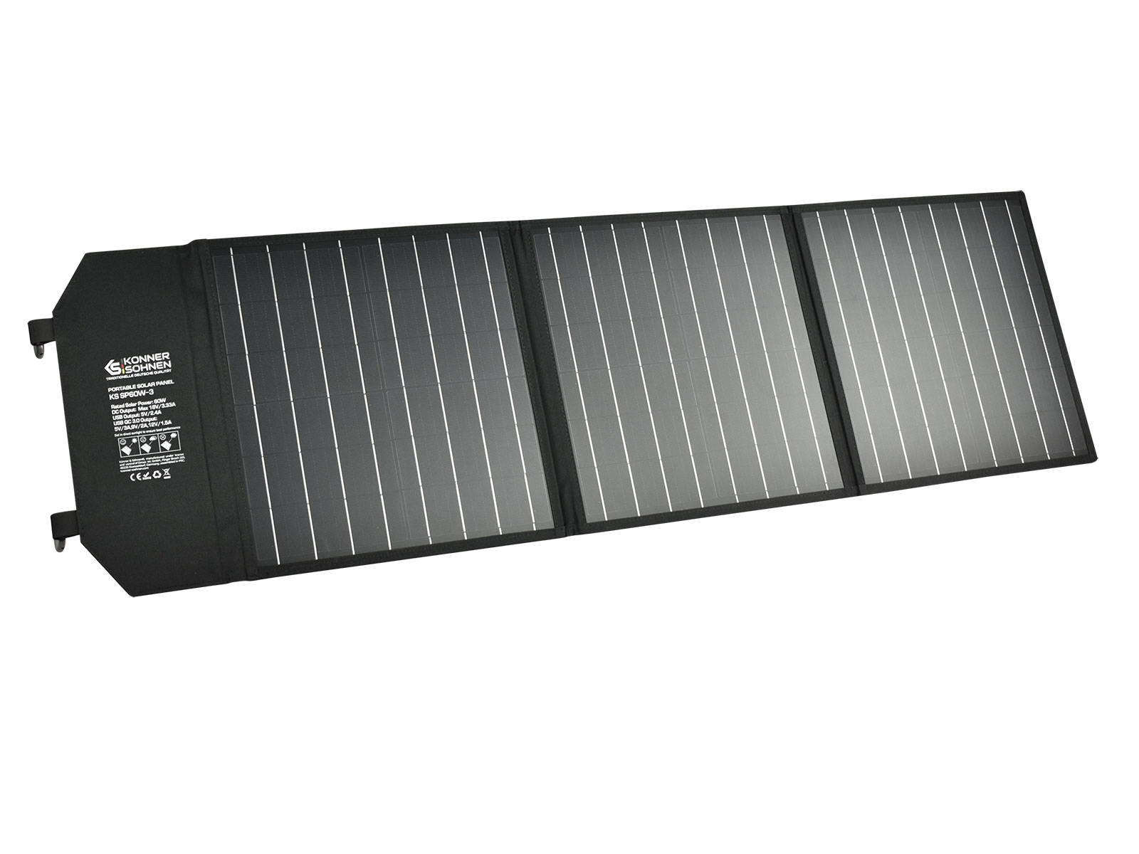 Портативна сонячна панель Könner&Söhnen KS SP60W-3 101076
