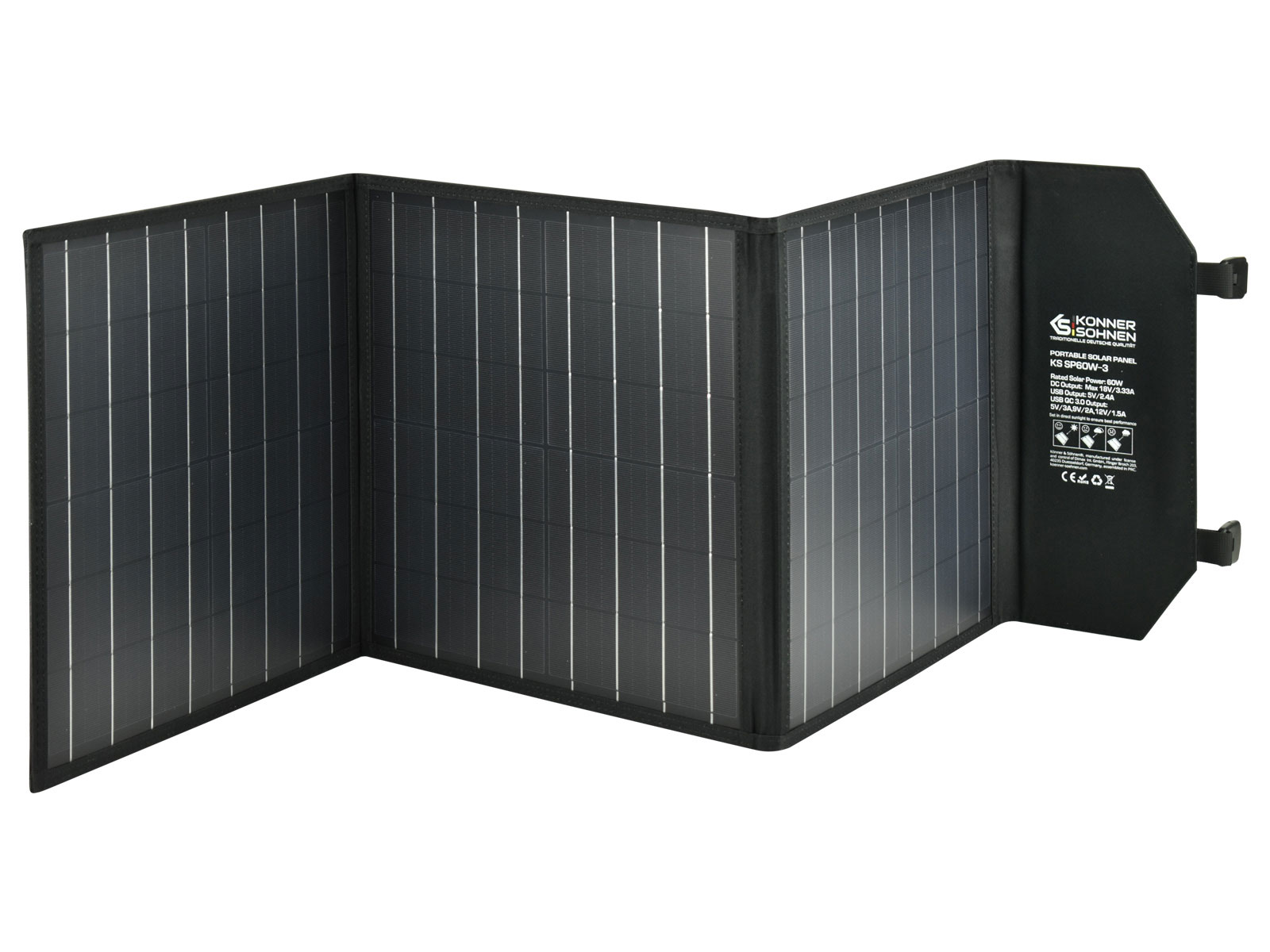 Портативна сонячна панель Könner&Söhnen KS SP60W-3 101080