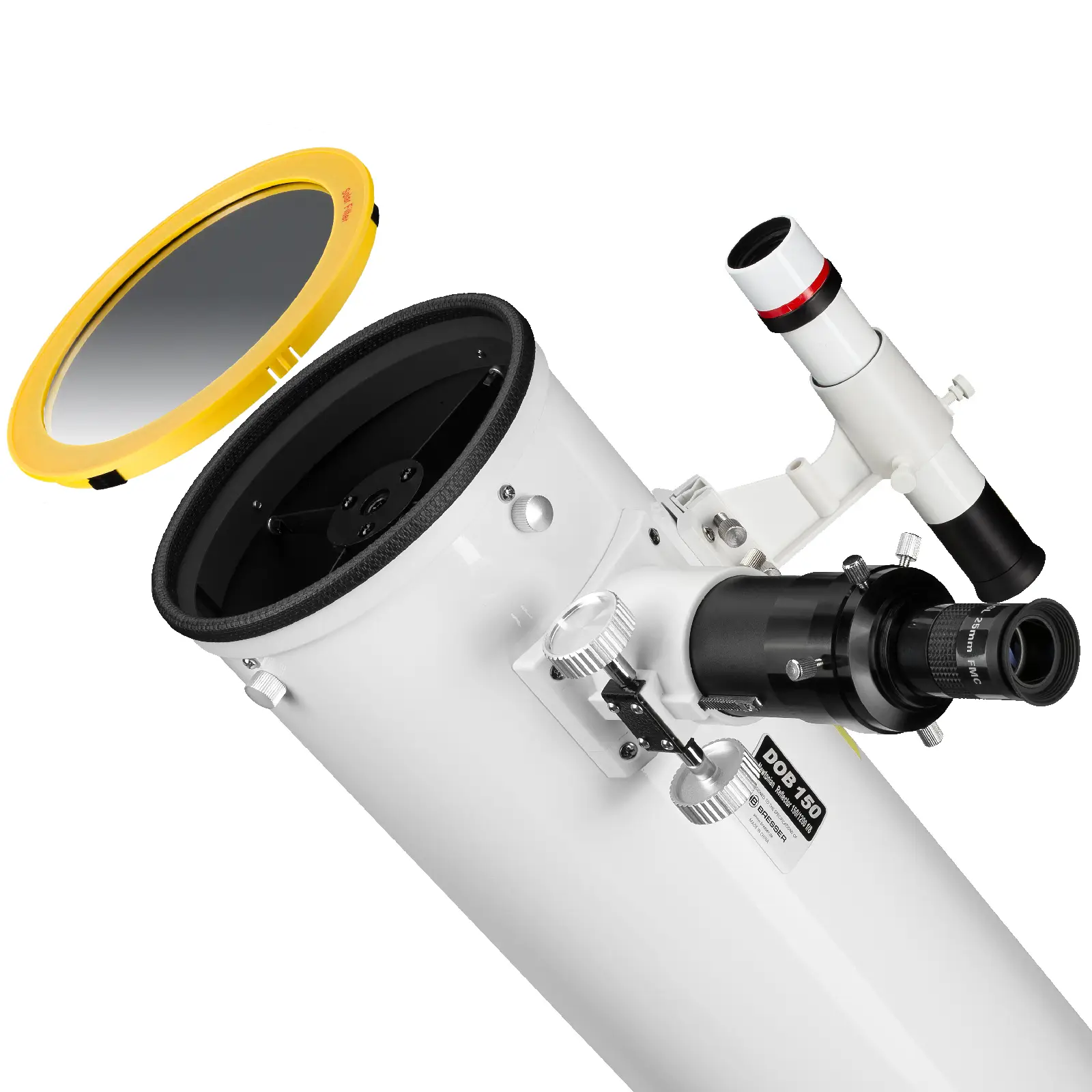Телескоп Bresser Messier 6″ 150/1200 Dobson Planetary з сонячним фільтром (4716416) 104234