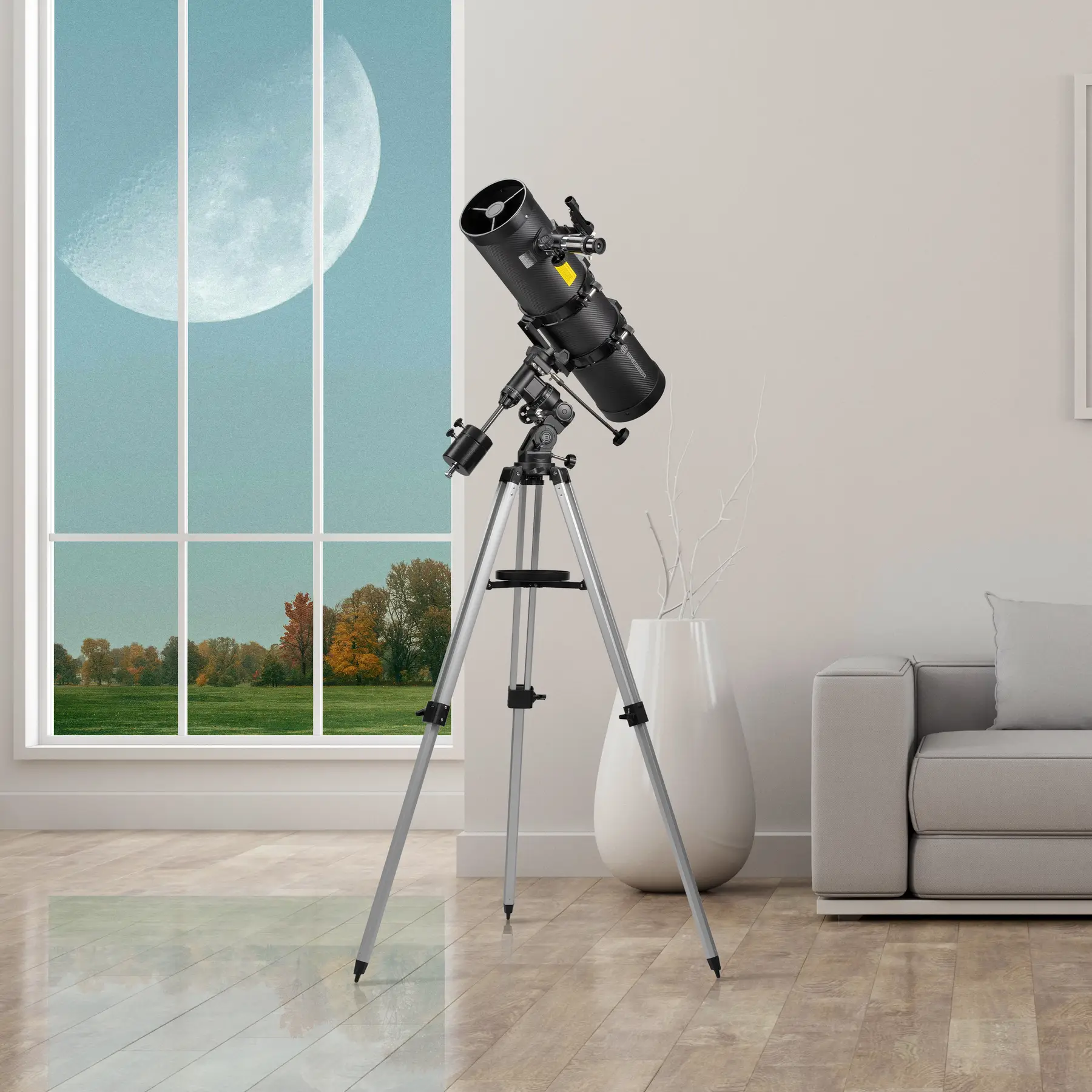Телескоп Bresser Pollux 150/1400 EQ3 Carbon з сонячним фільтром і адаптером для смартфона (4690900) 104395