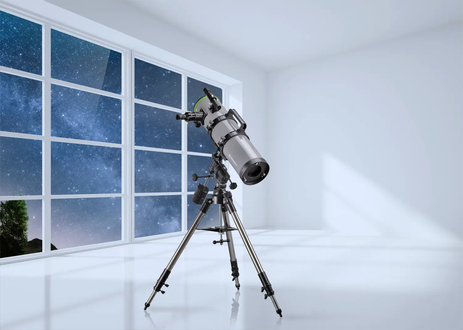 Телескоп Bresser Space Explorer 150/750 EQ3 з адаптером для смартфона (9621813) 104453