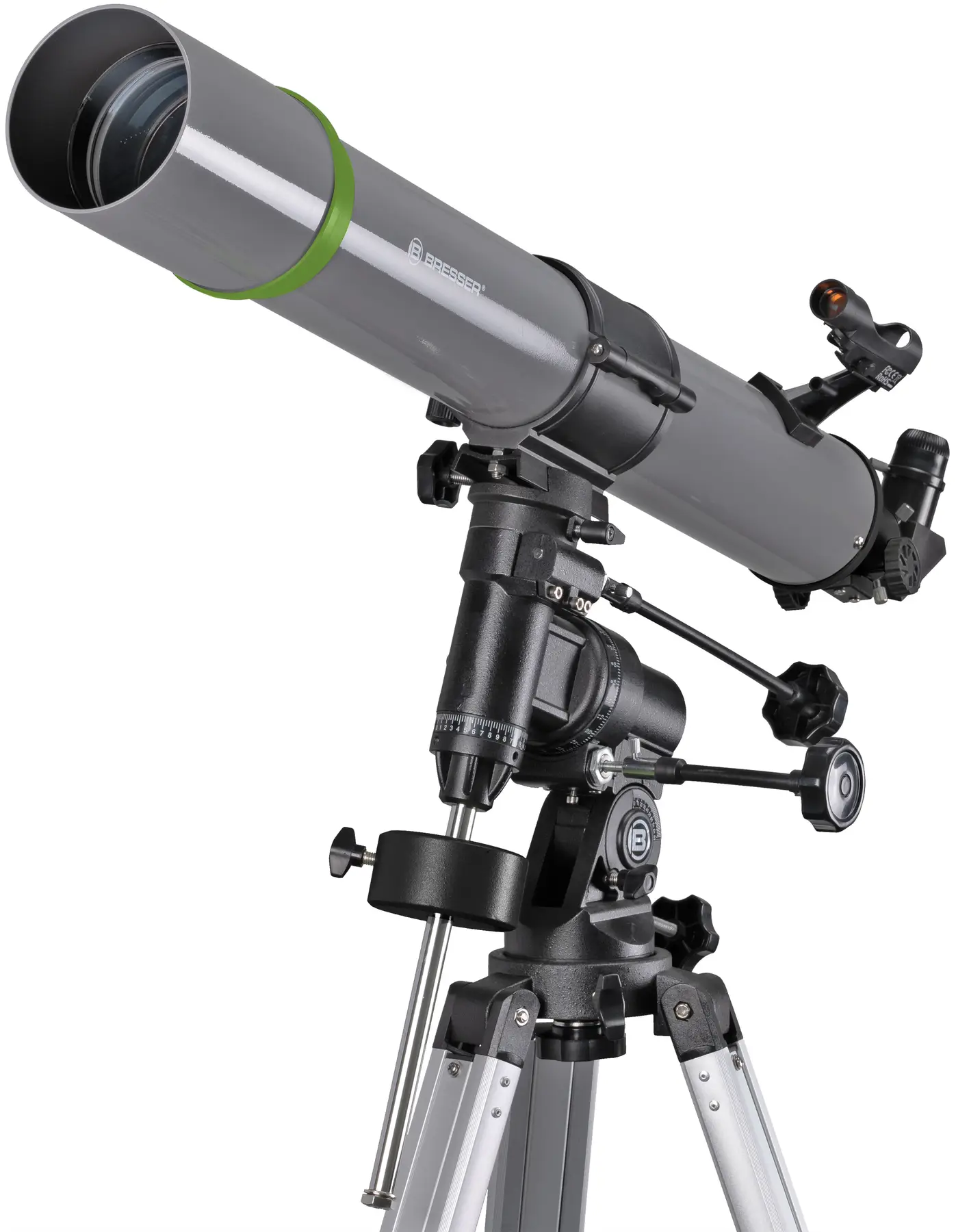 Телескоп Bresser Space Explorer 90/900 EQ3 з місячним фільтром і адаптером для смартфона (9621801) 104466