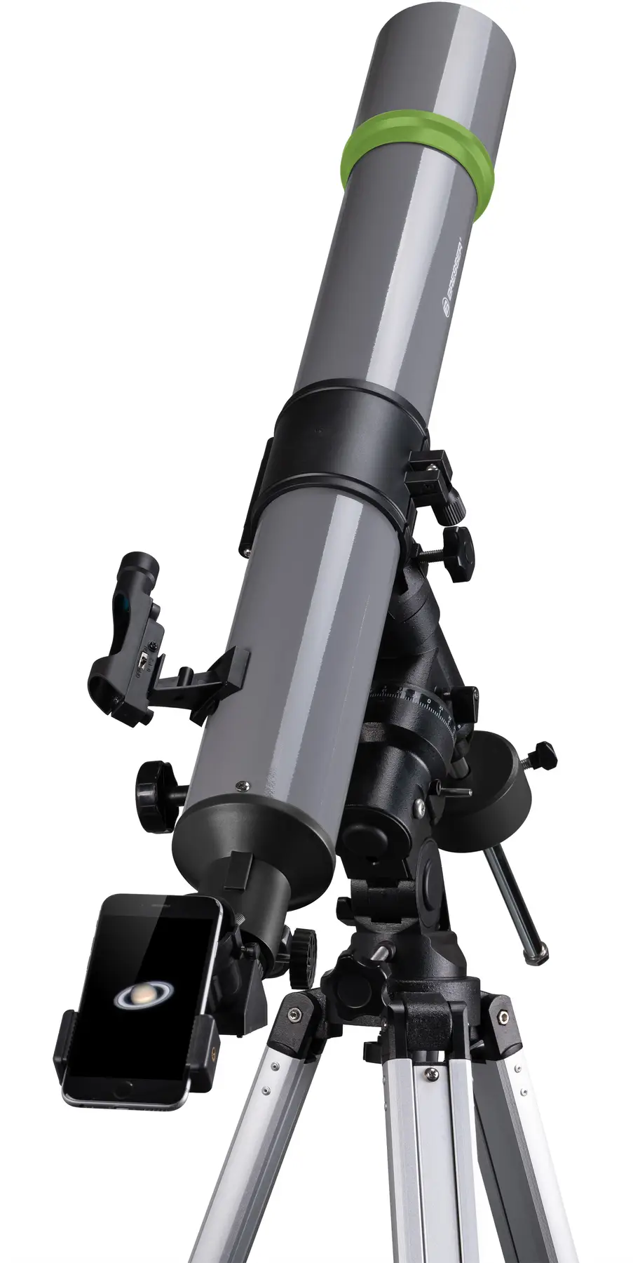 Телескоп Bresser Space Explorer 90/900 EQ3 з місячним фільтром і адаптером для смартфона (9621801) 104476