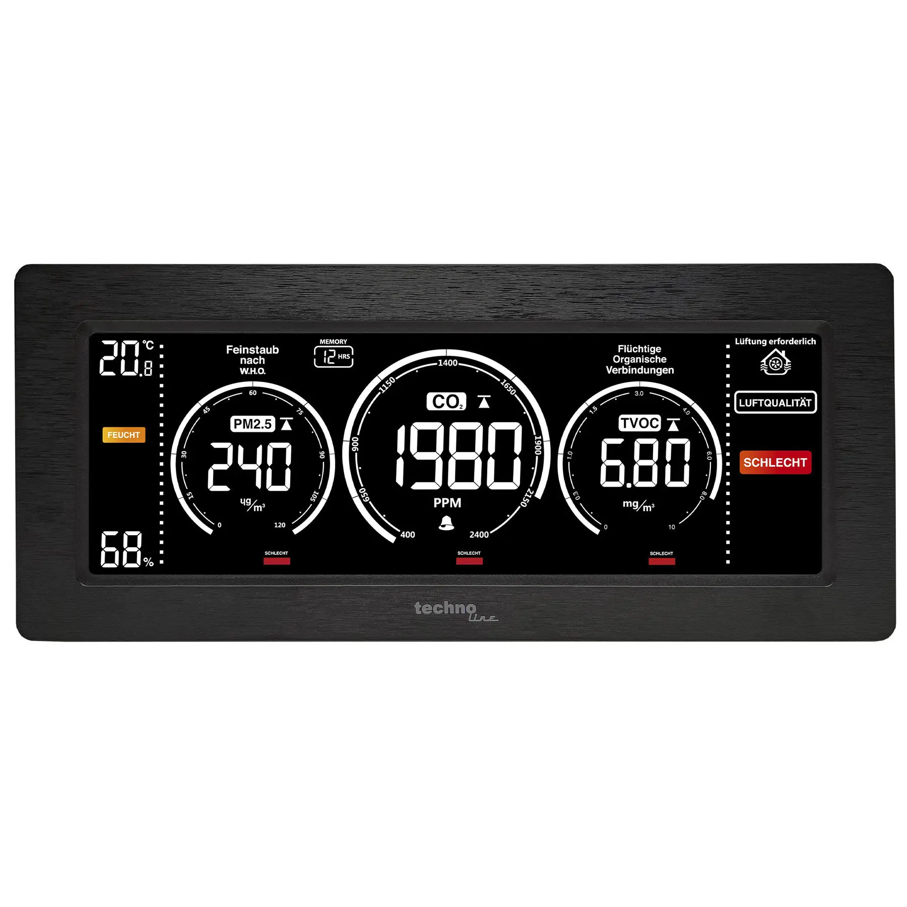 Метеостанція Technoline WL1035 Black (WL1035) 108621