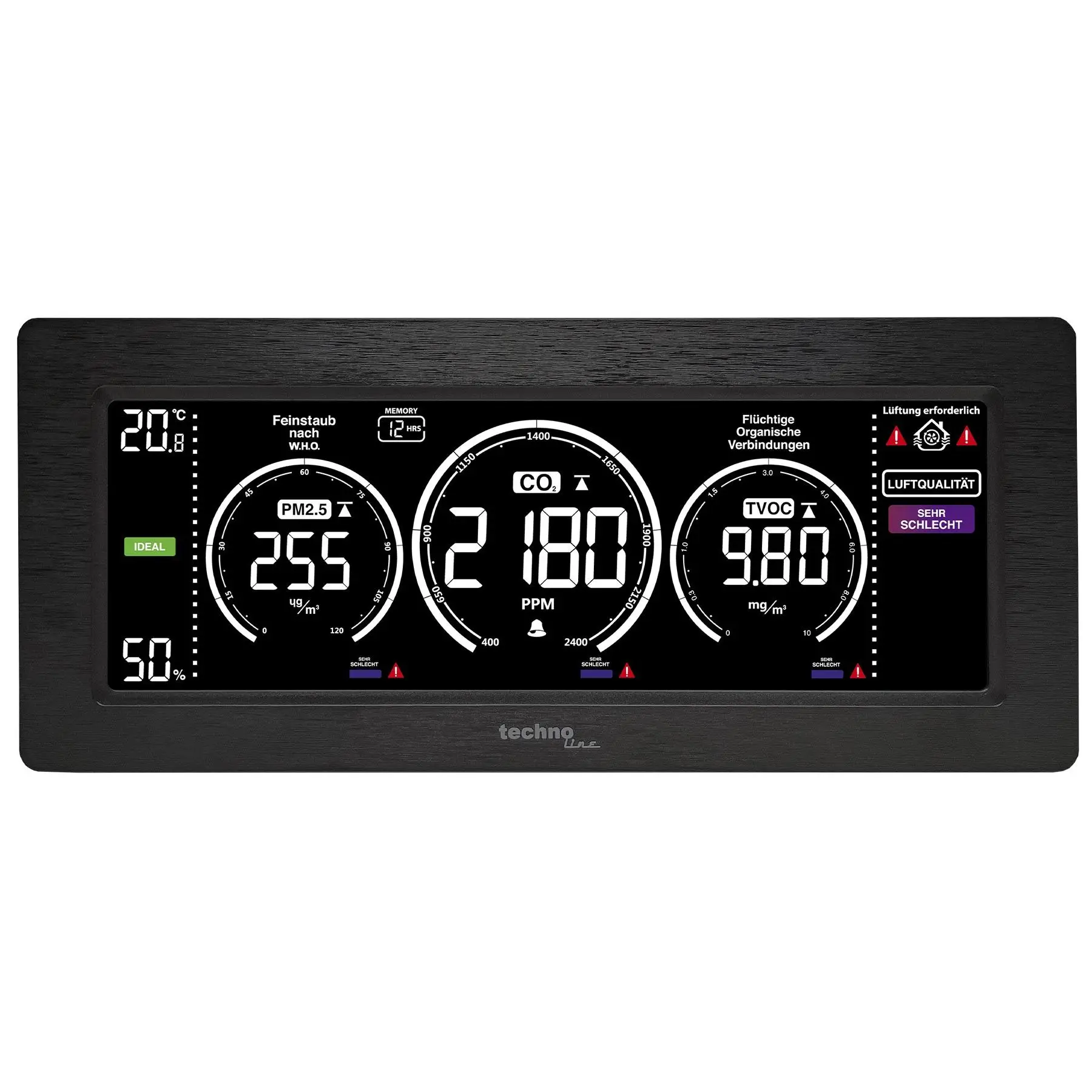Метеостанція Technoline WL1035 Black (WL1035) 108625