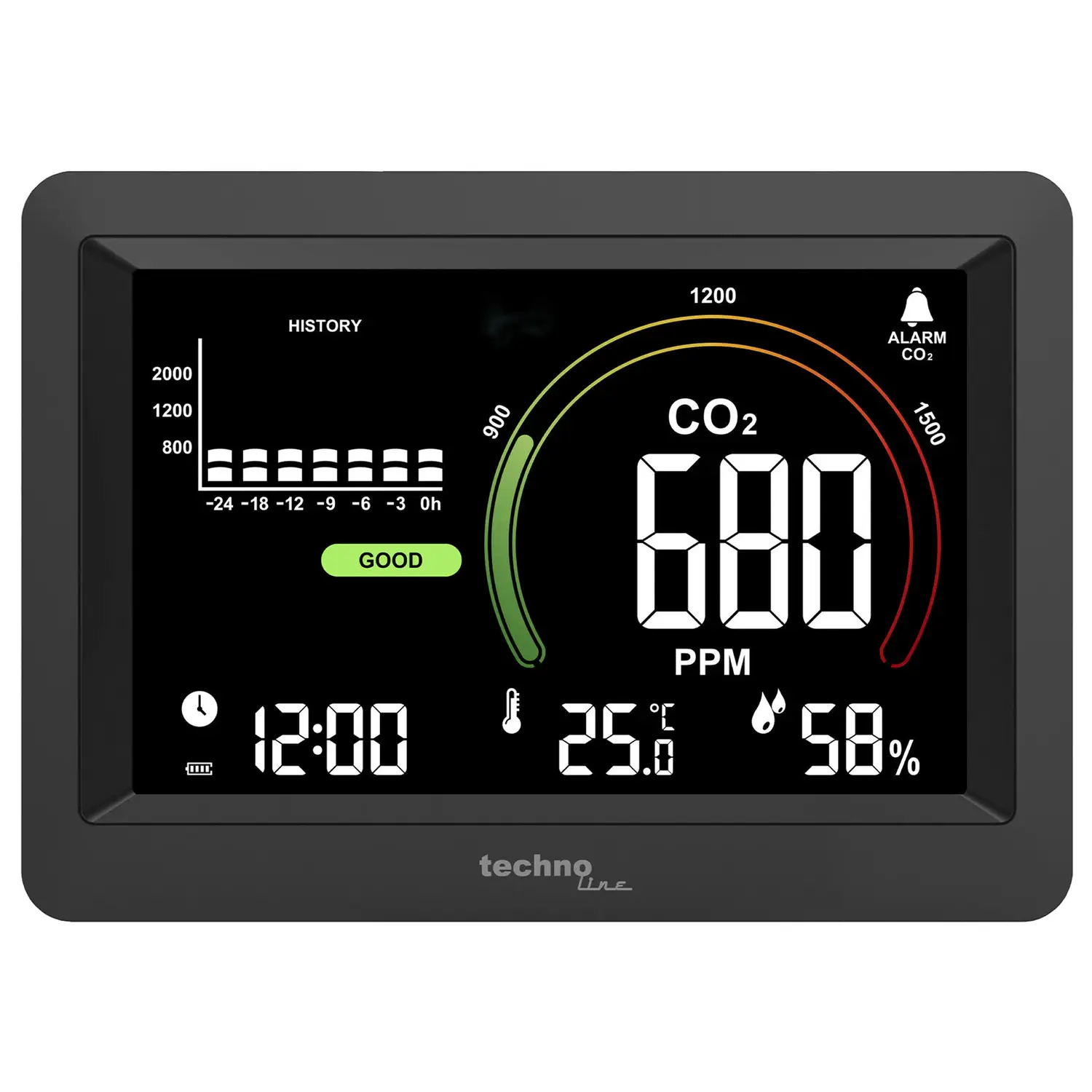 Метеостанція Technoline WL1028 Black (WL1028) 108591