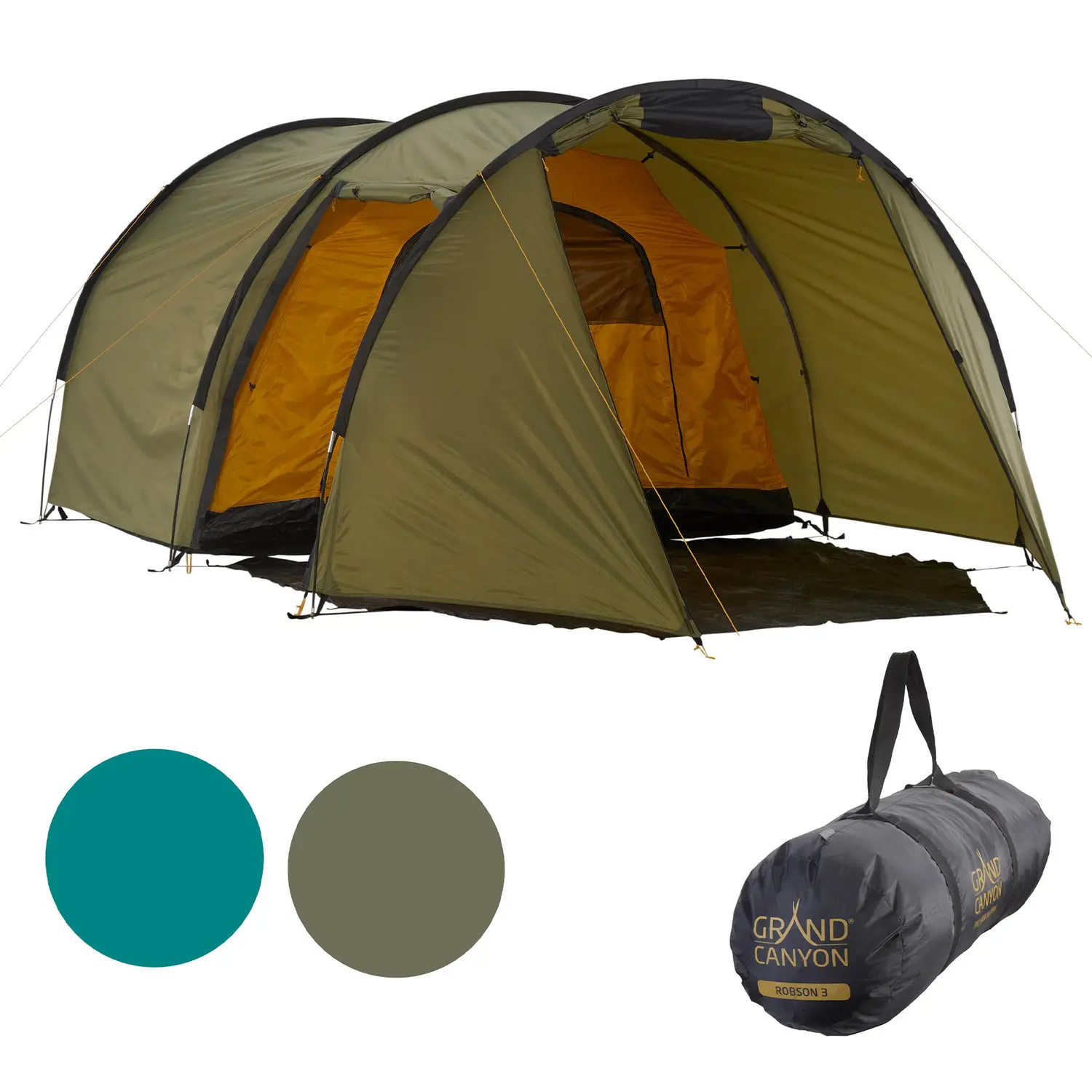 Намет Grand Canyon Robson 3 Alu Capulet Olive (30921260) 108229
