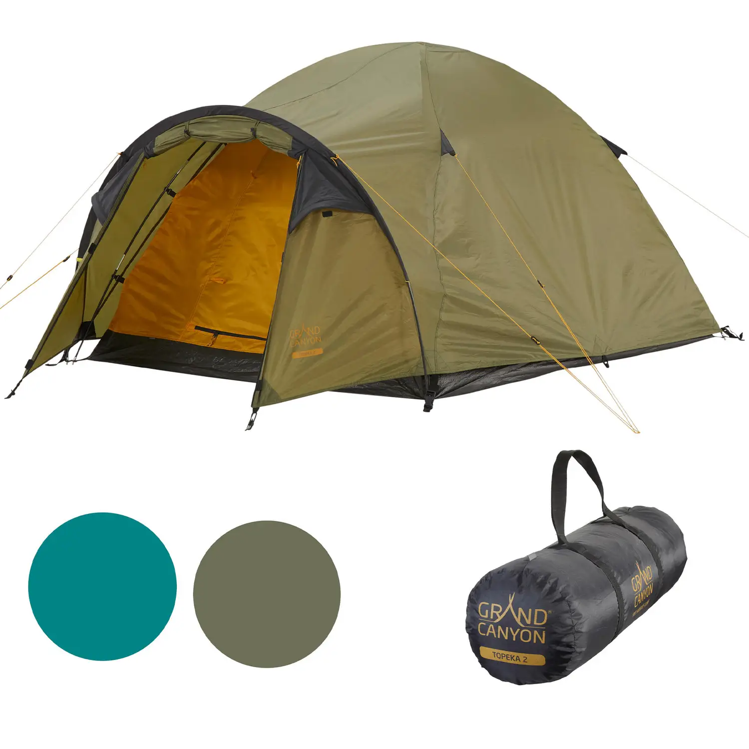 Намет Grand Canyon Topeka 2 Alu Capulet Olive (30921259) 108259