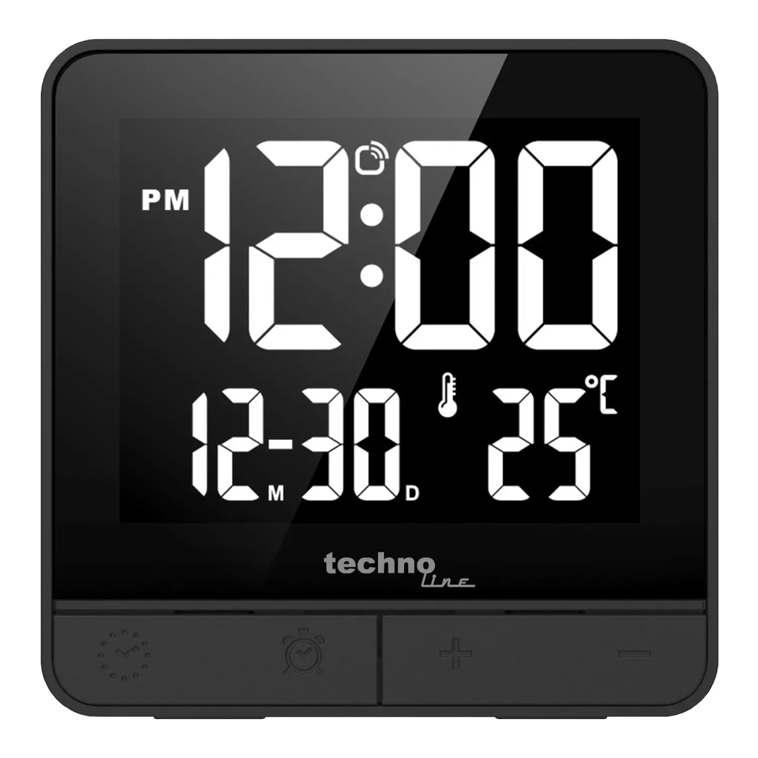 Годинник проекційний Technoline WT375 Black (WT375) 109011
