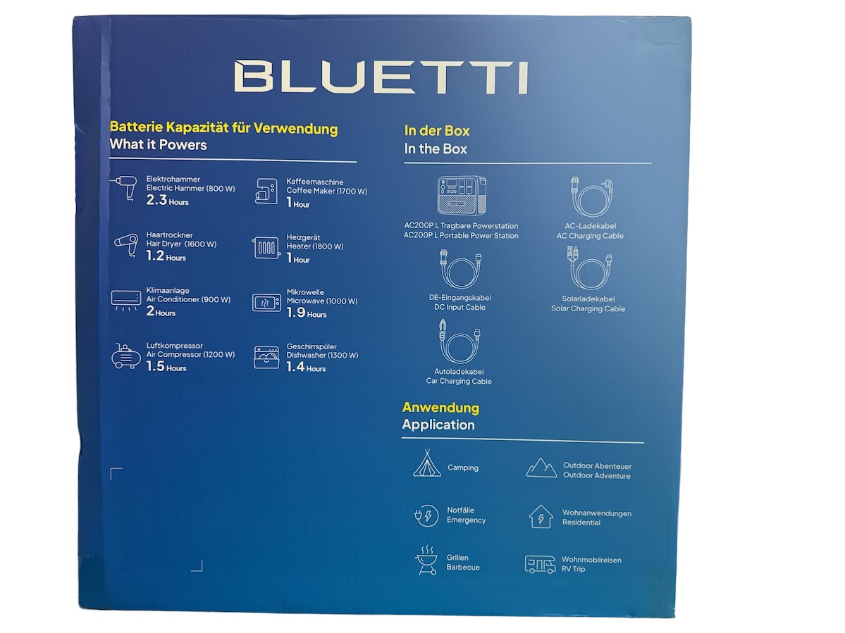 Зарядна станція BLUETTI AC200PL 110831
