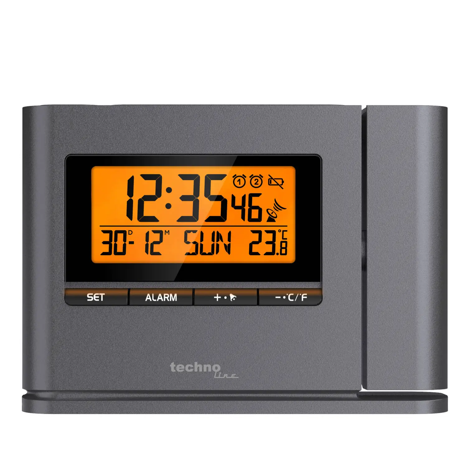 Годинник проекційний Technoline WT519 Anthracite (WT519) 108964