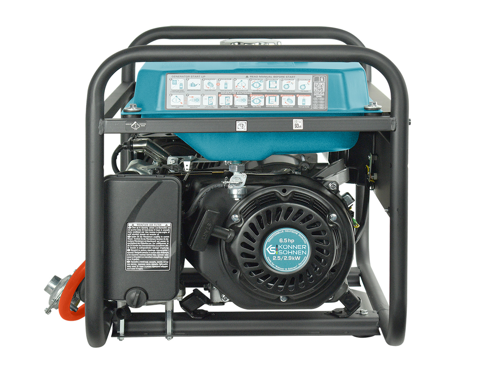 Газобензиновий генератор Könner&Söhnen KS 2900 G 109744