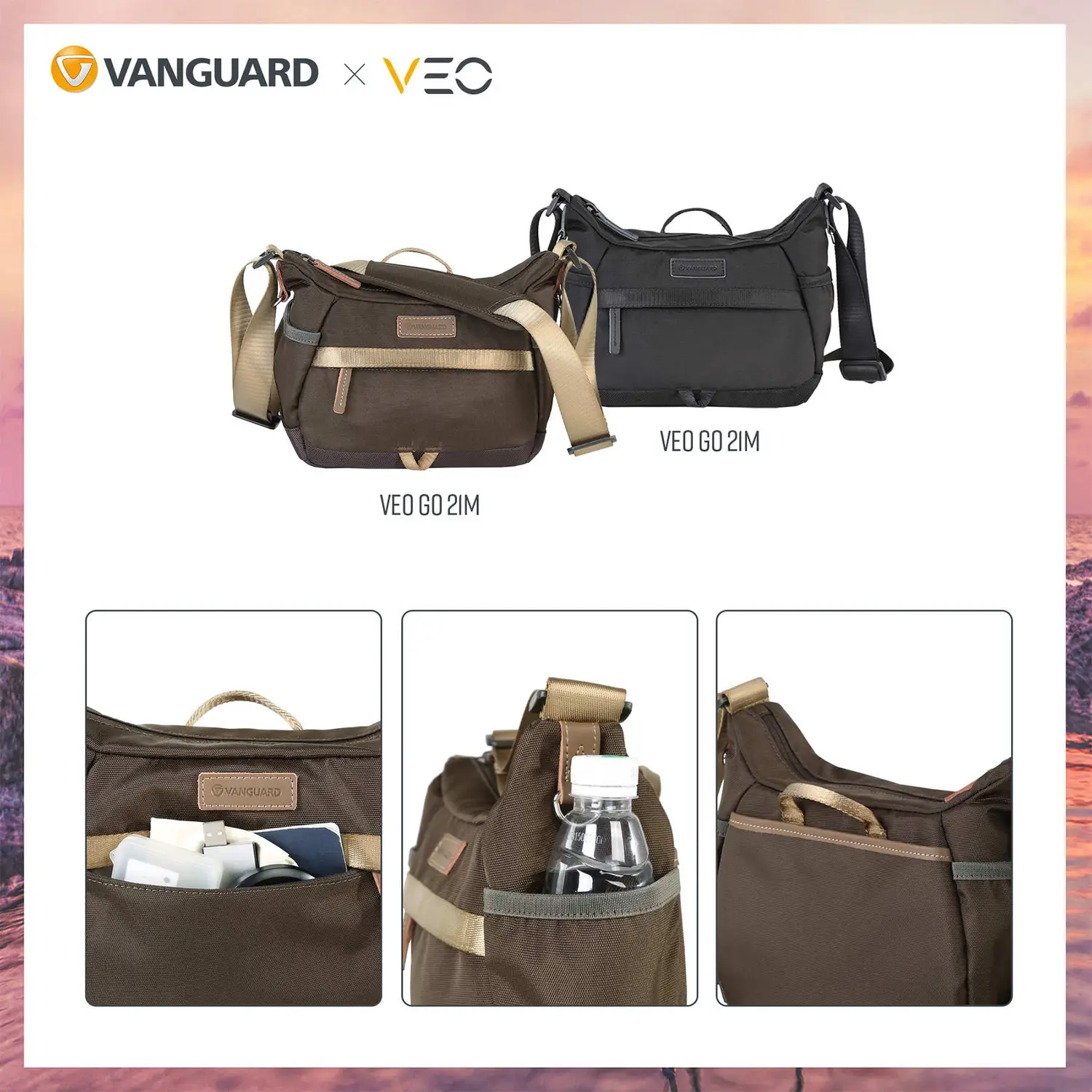 Сумка Vanguard VEO GO 21M Black (VEO GO 21M BK) 110008