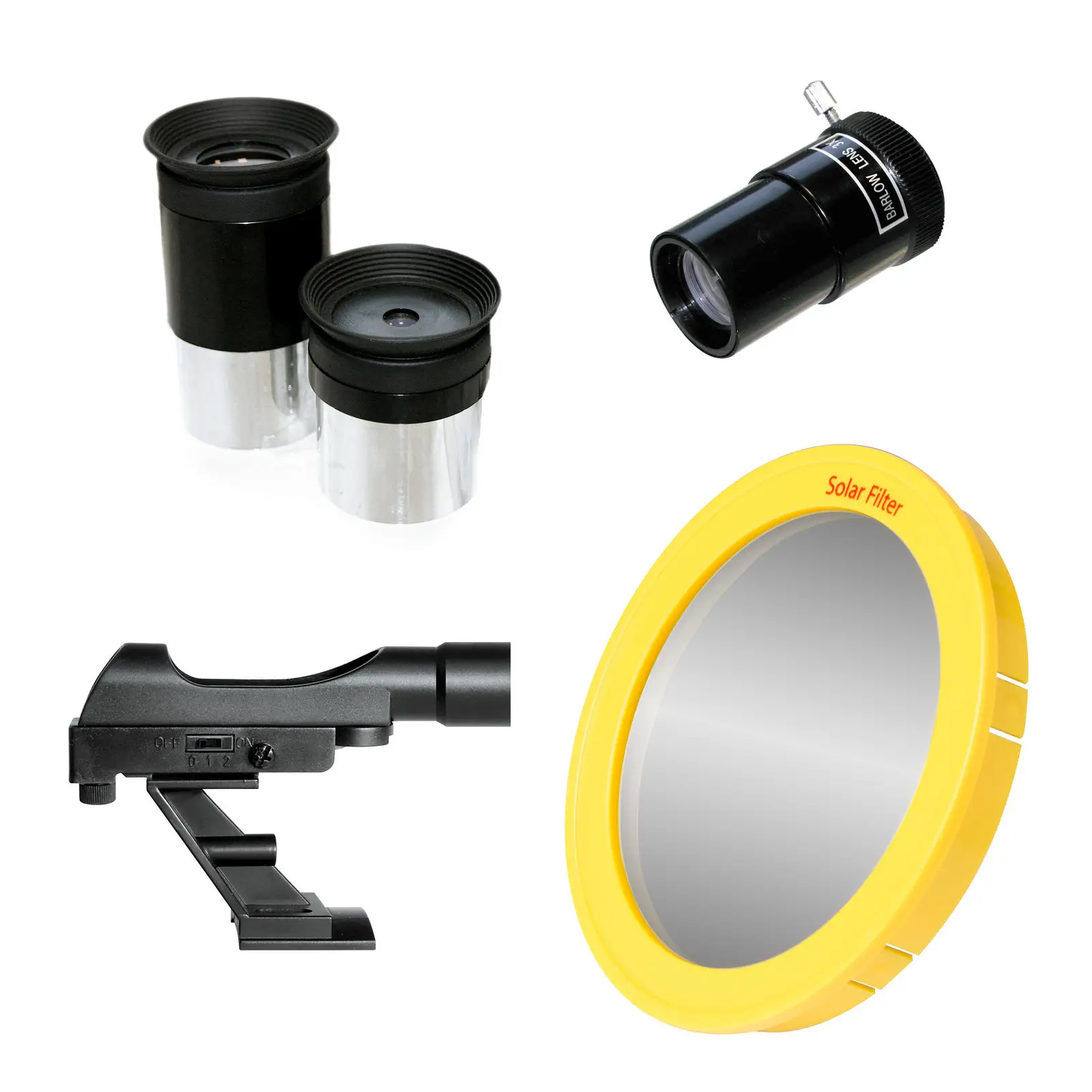 Телескоп Bresser Venus Solar 76/700 AZ Carbon з адаптером для смартфона (4541009) 113224