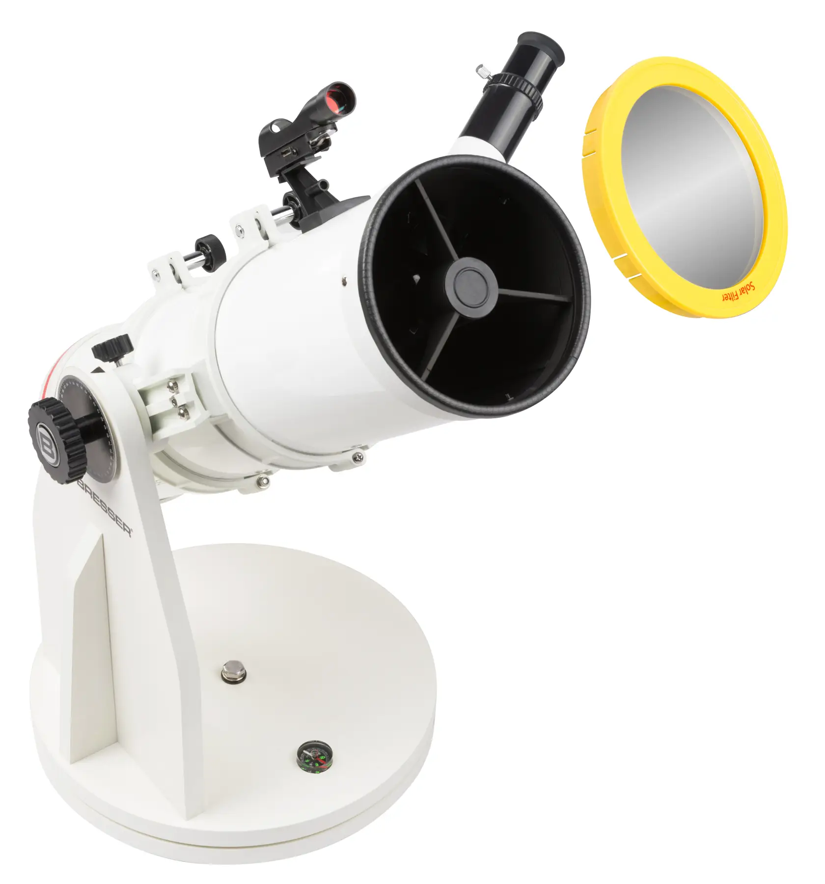 Телескоп Bresser Messier 5″ Dobson Solar з сонячним фільтром (4716413) 113107
