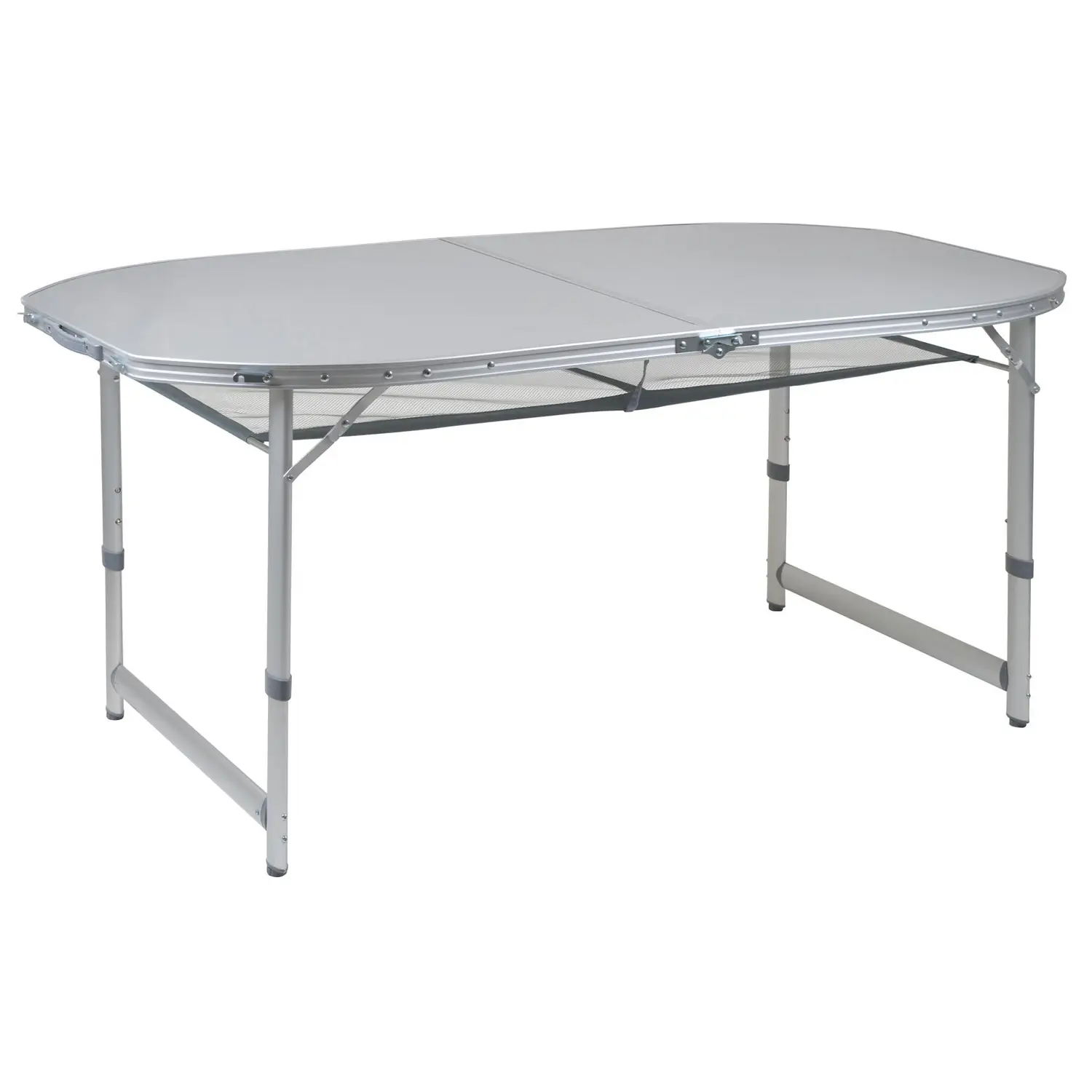 Стіл Bo-Camp Premium Oval 150×80 cm Grey (1404405) 114336